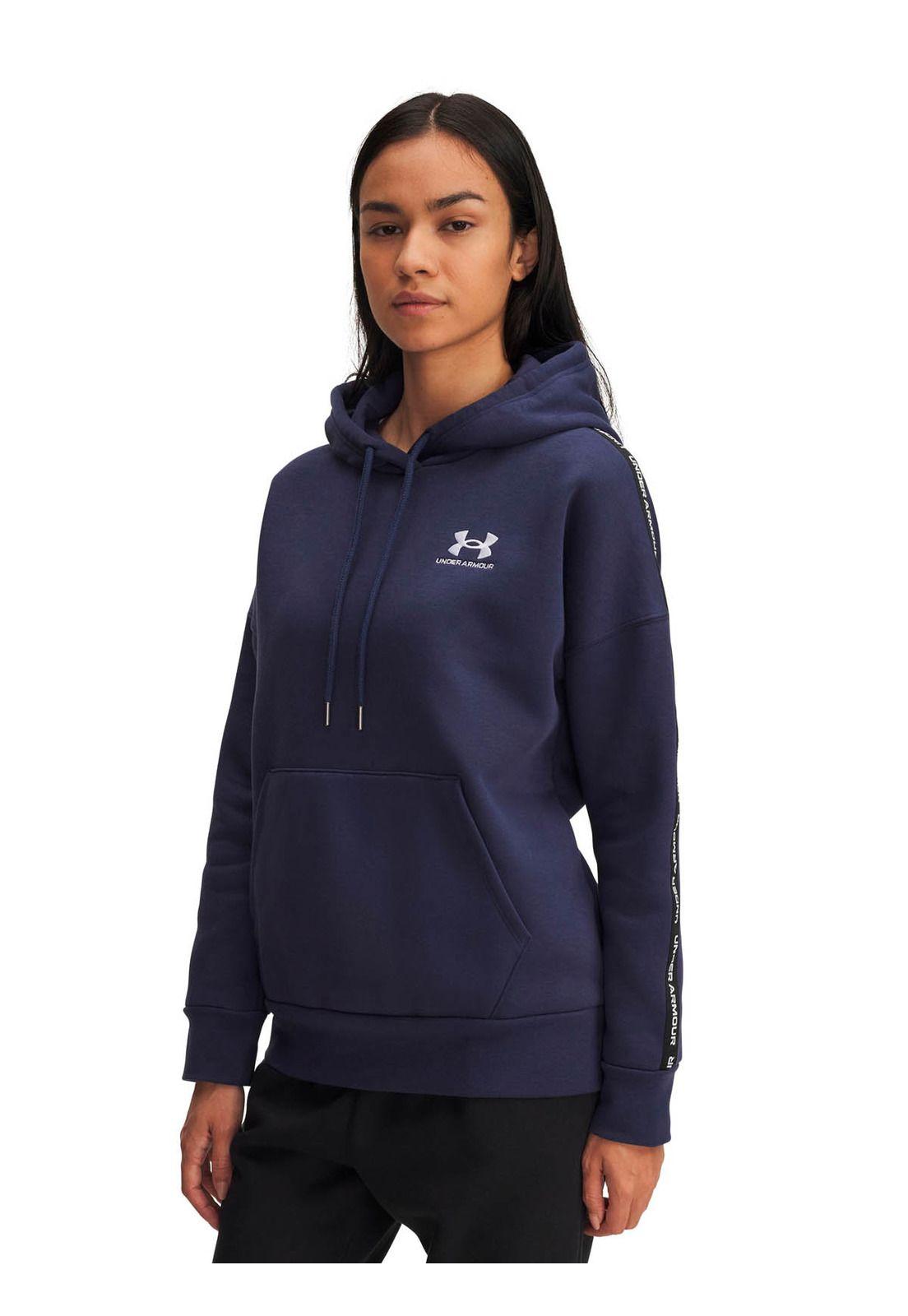 Poleron Lifestyle Mujer ICON FLEECE TAPD HDY Azul -0