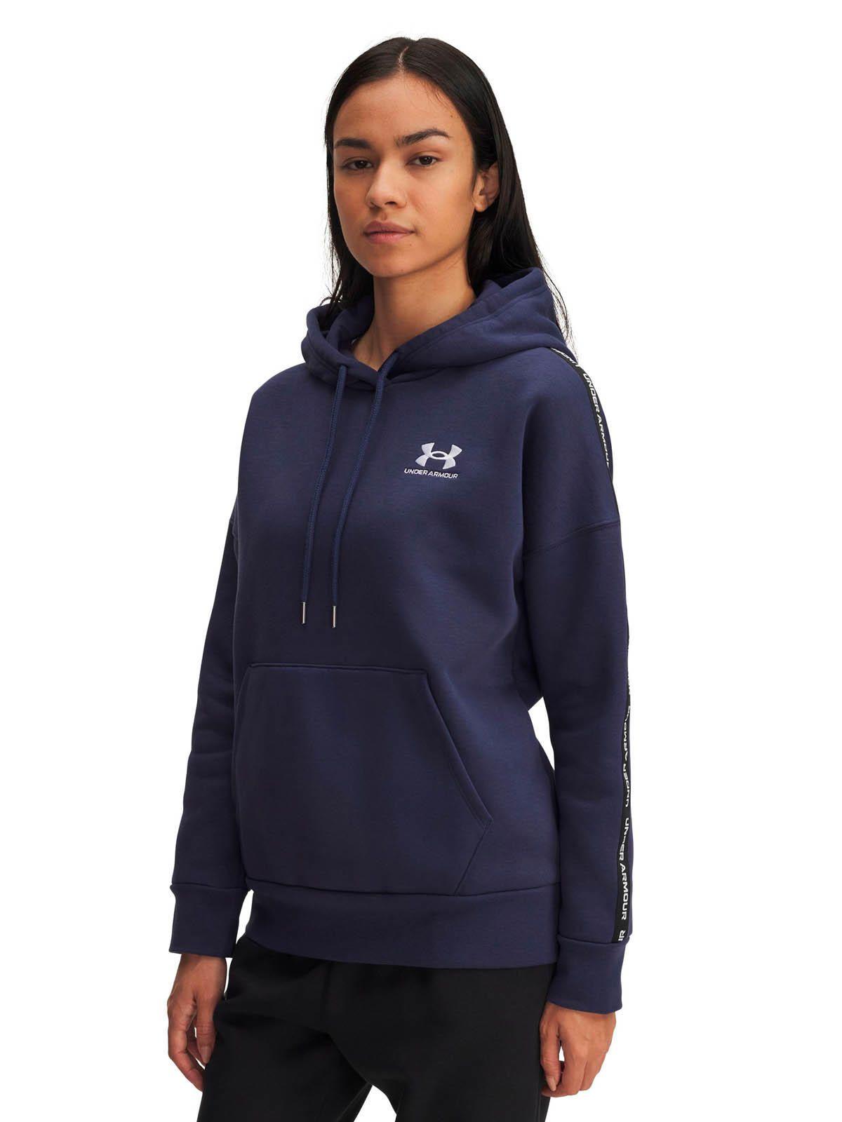 Poleron Lifestyle Mujer ICON FLEECE TAPD HDY Azul -0