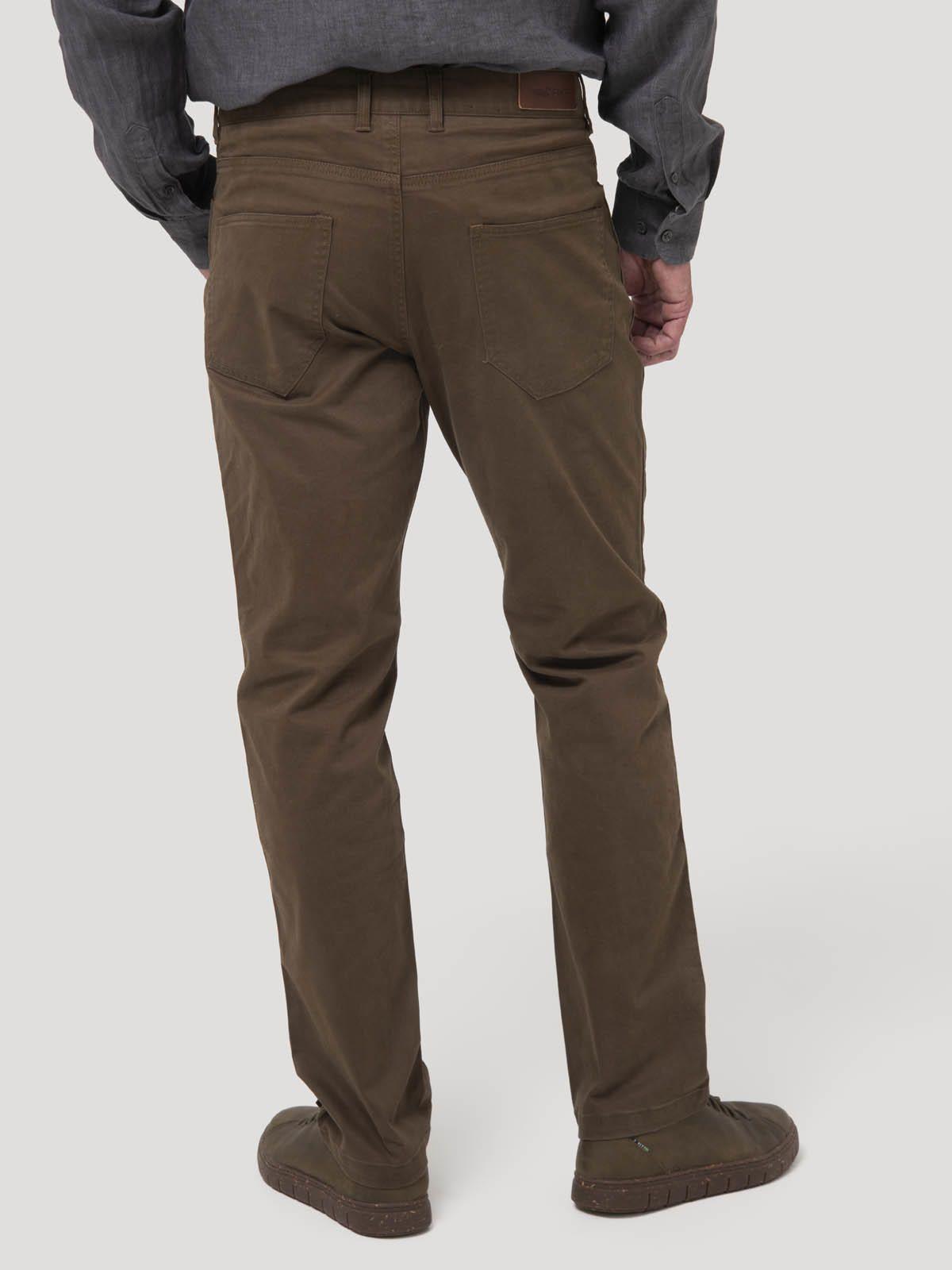 Pantalón Algodón Hombre Five Café-5