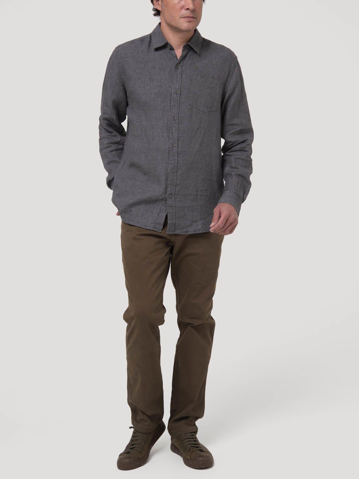 Pantalón Algodón Hombre Five Café-8