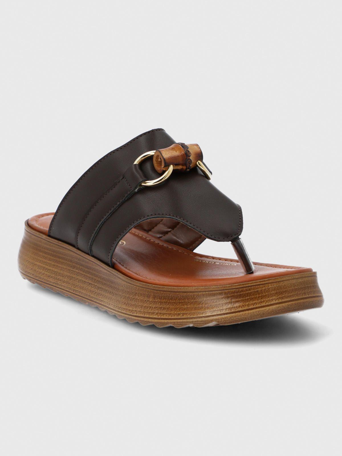 Sandalia Cerutti Mujer Vicinale Café-1