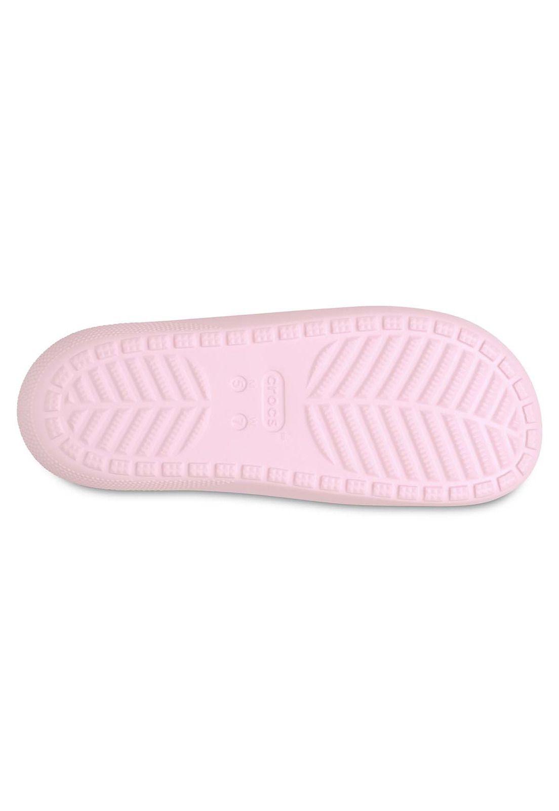 Sandalia Crocs Mujer Classic Slide V2 Rosado-5