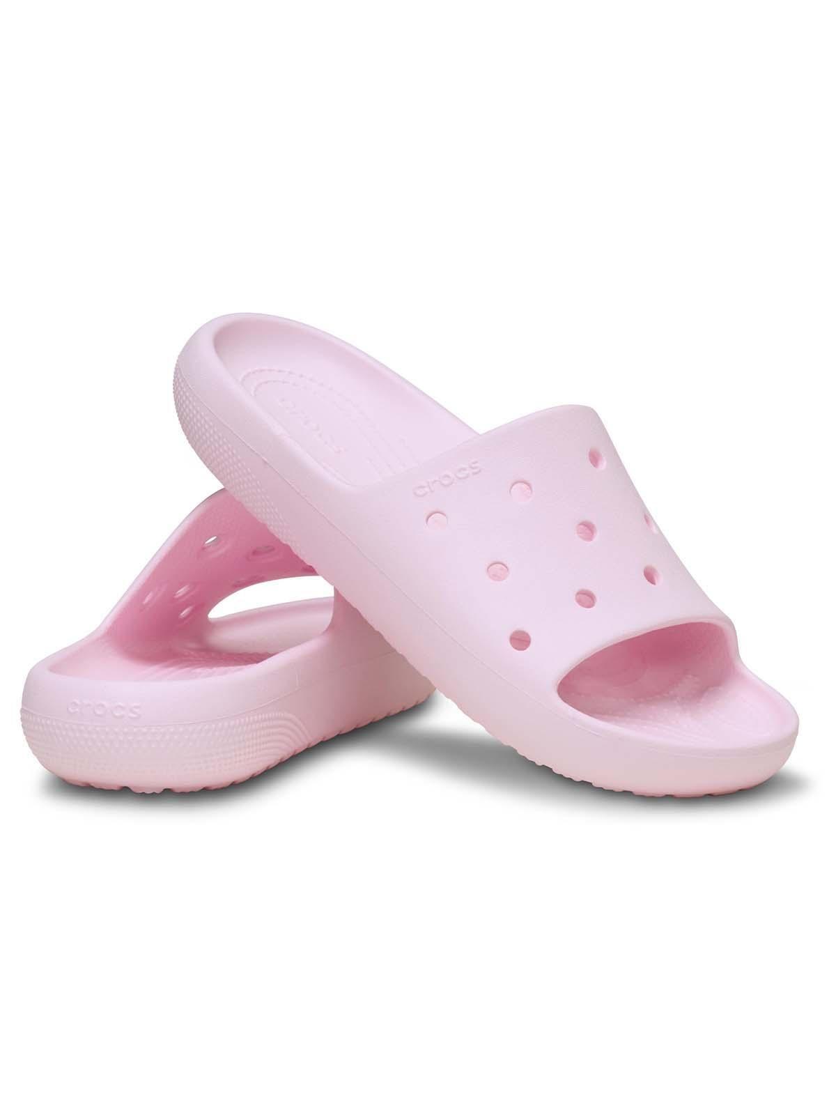 Sandalia Crocs Mujer Classic Slide V2 Rosado-3