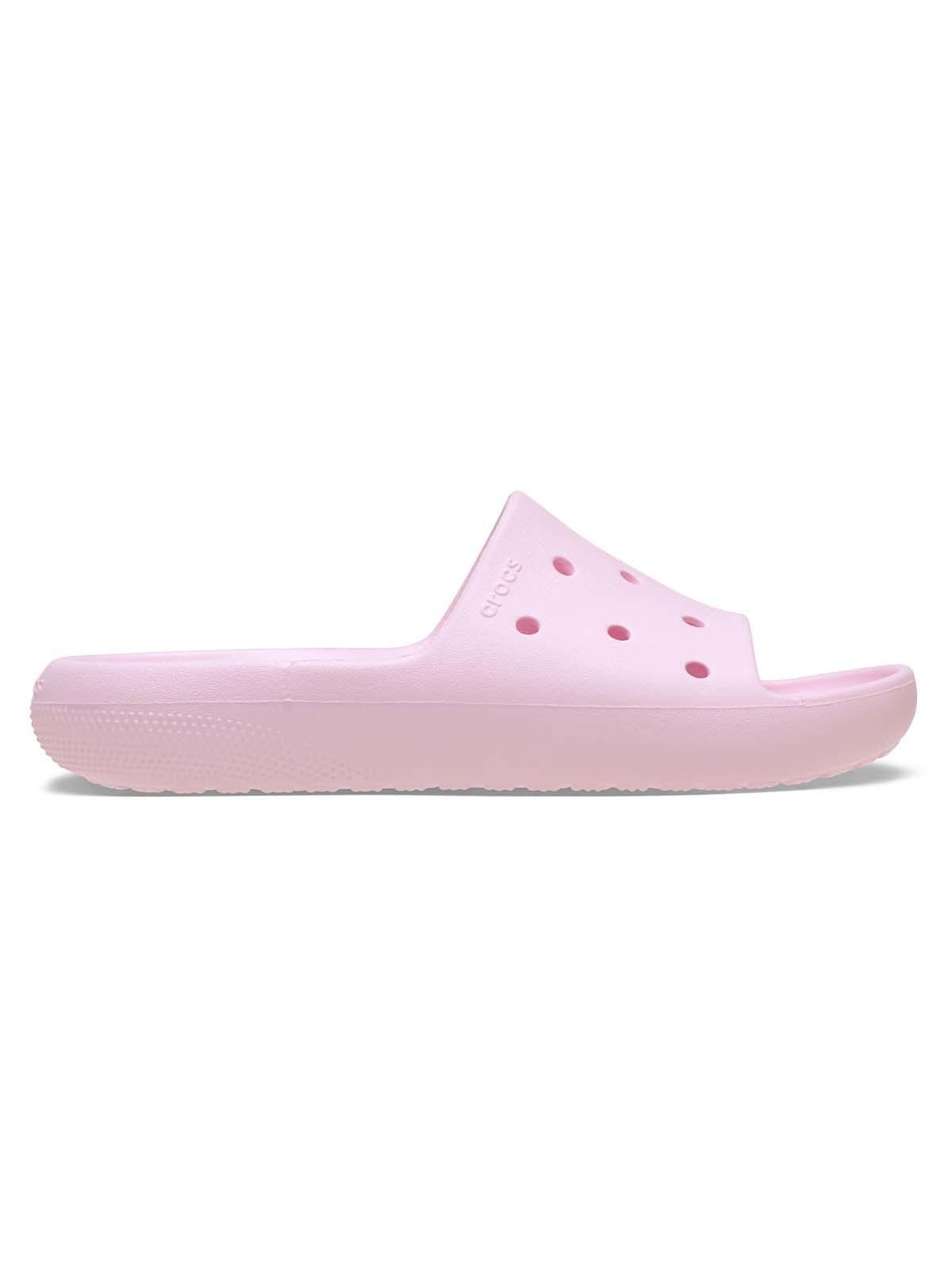 Sandalia Crocs Mujer Classic Slide V2 Rosado-0