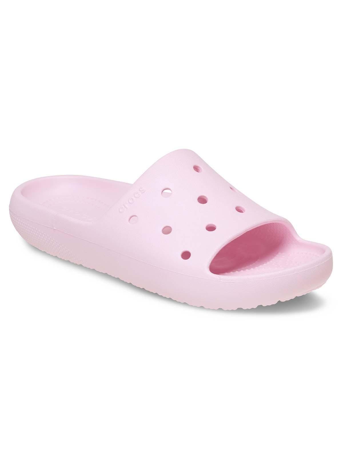 Sandalia Crocs Mujer Classic Slide V2 Rosado-6