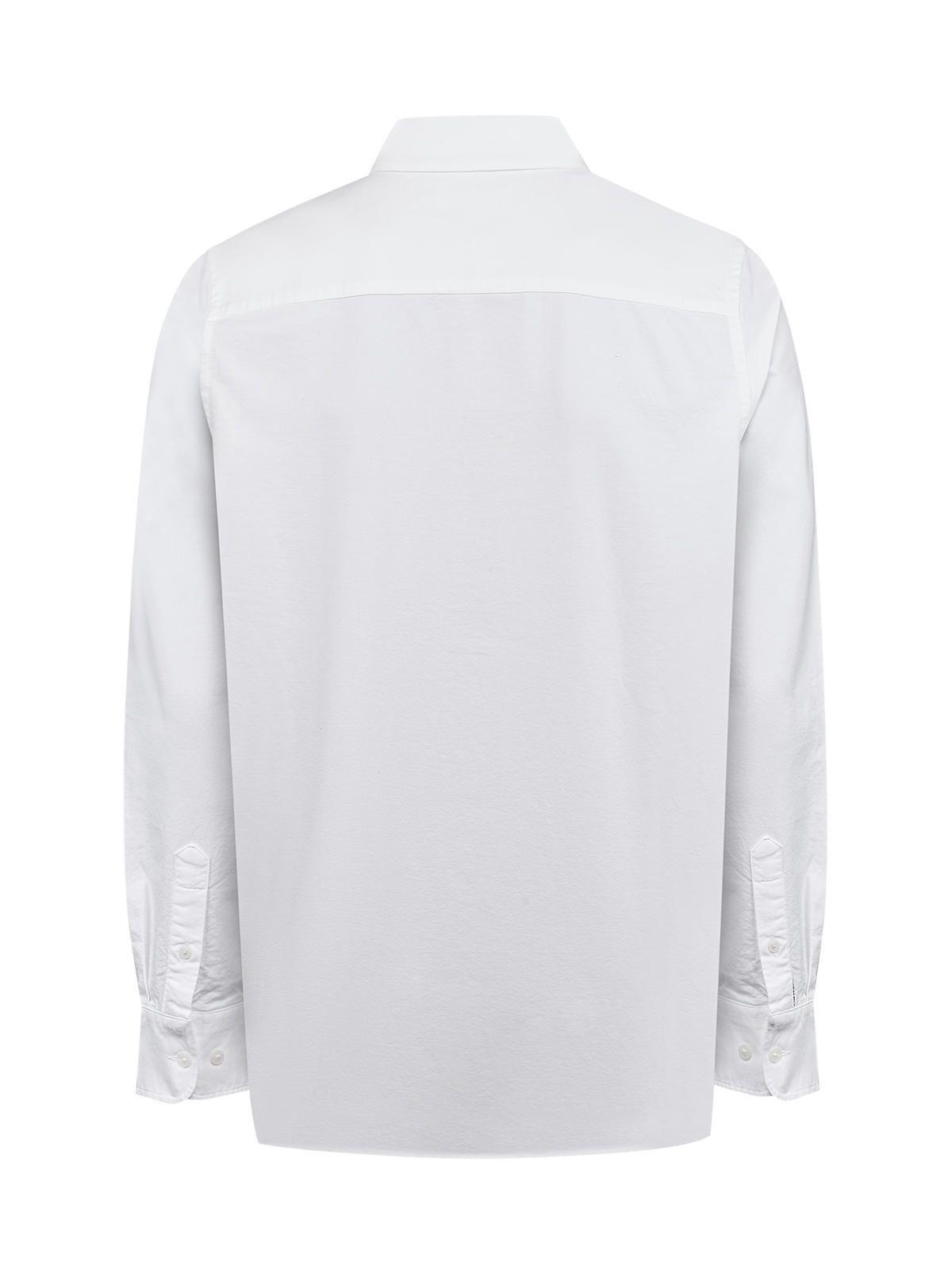 Camisa Algodón Orgánico Hombre Oxford Blanco Rockford-1