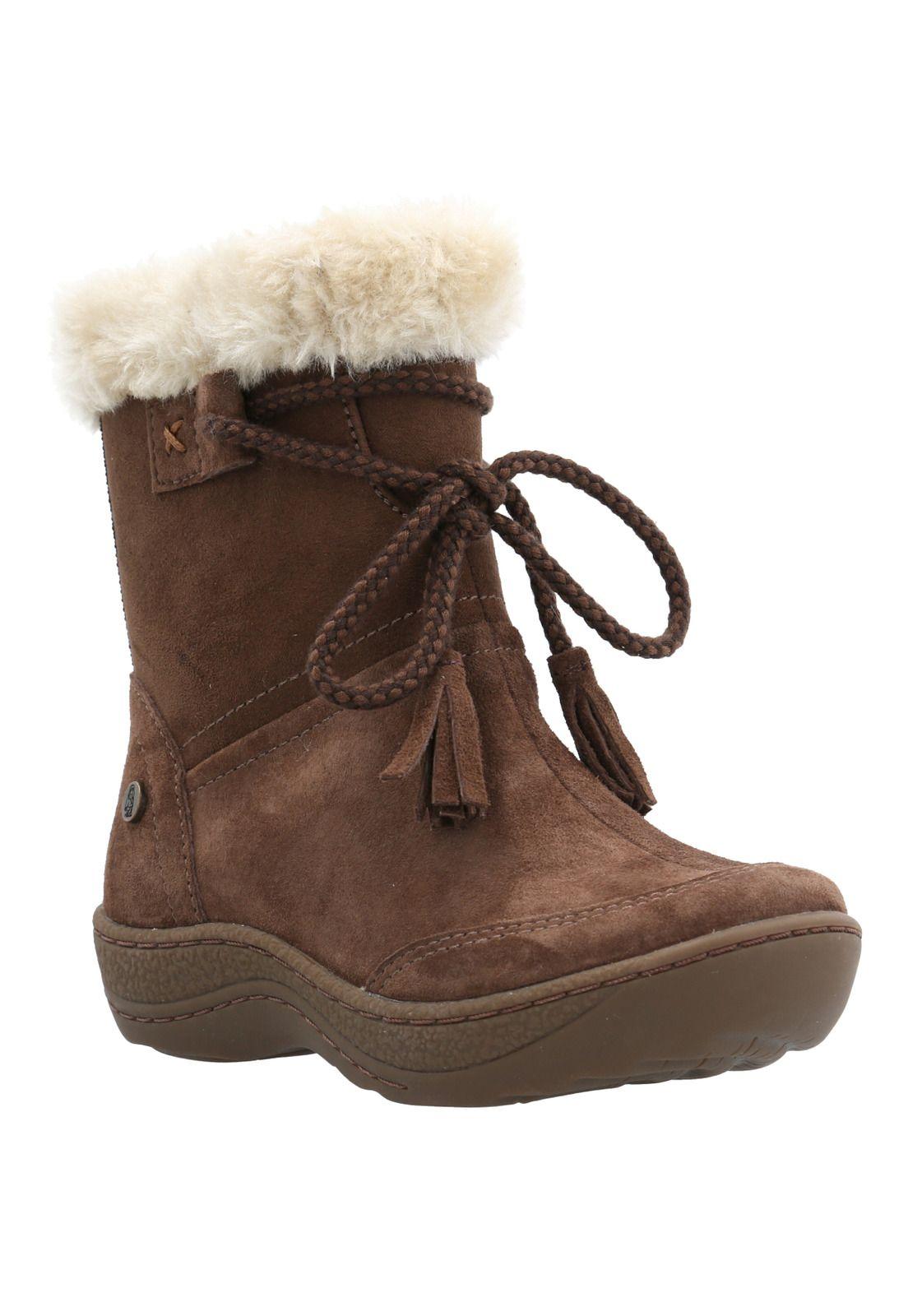 Bota Cuero Lakey-K  Niña Café-0