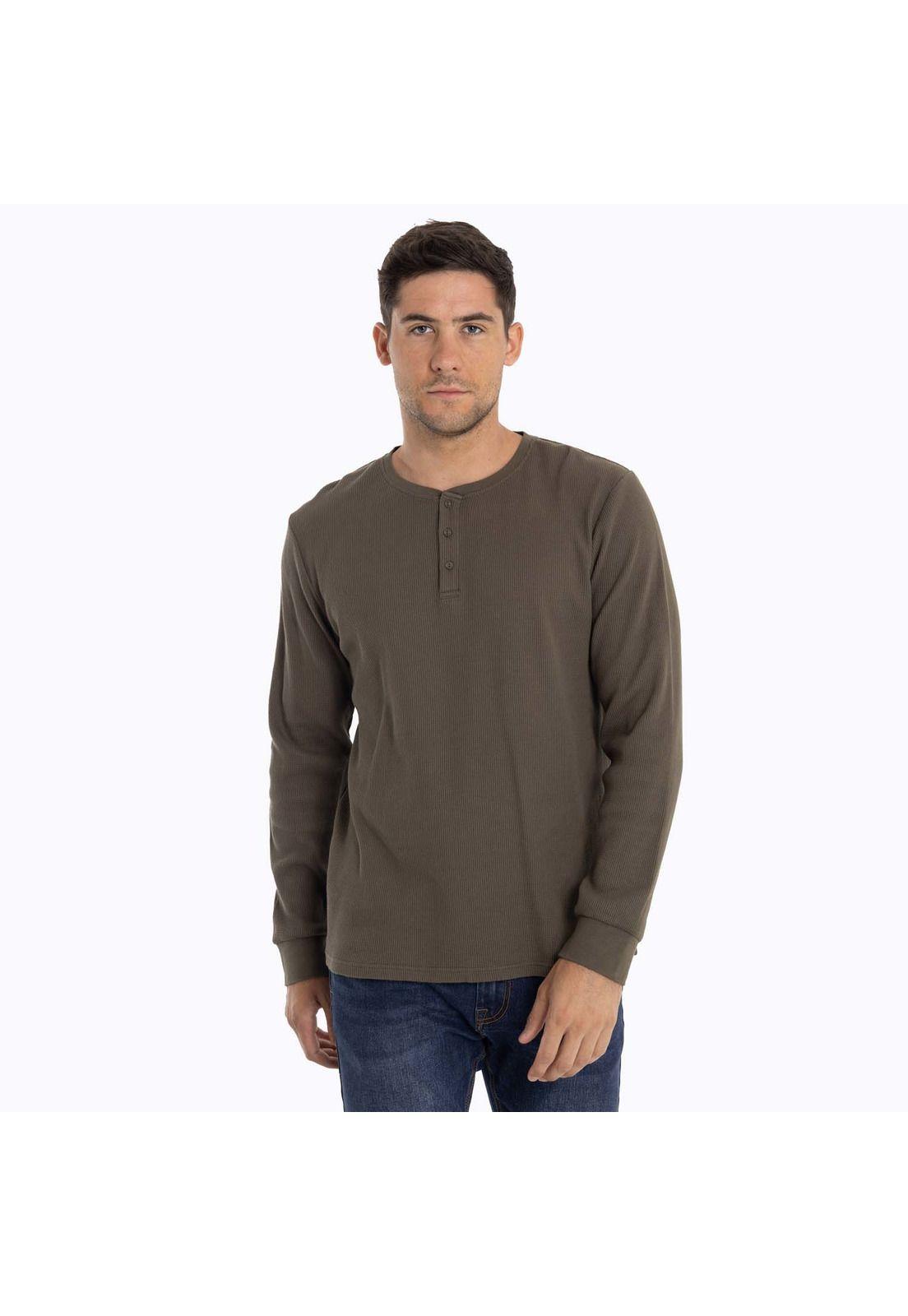 Polera Hombre Old Bear Café oscuro Merrell-0
