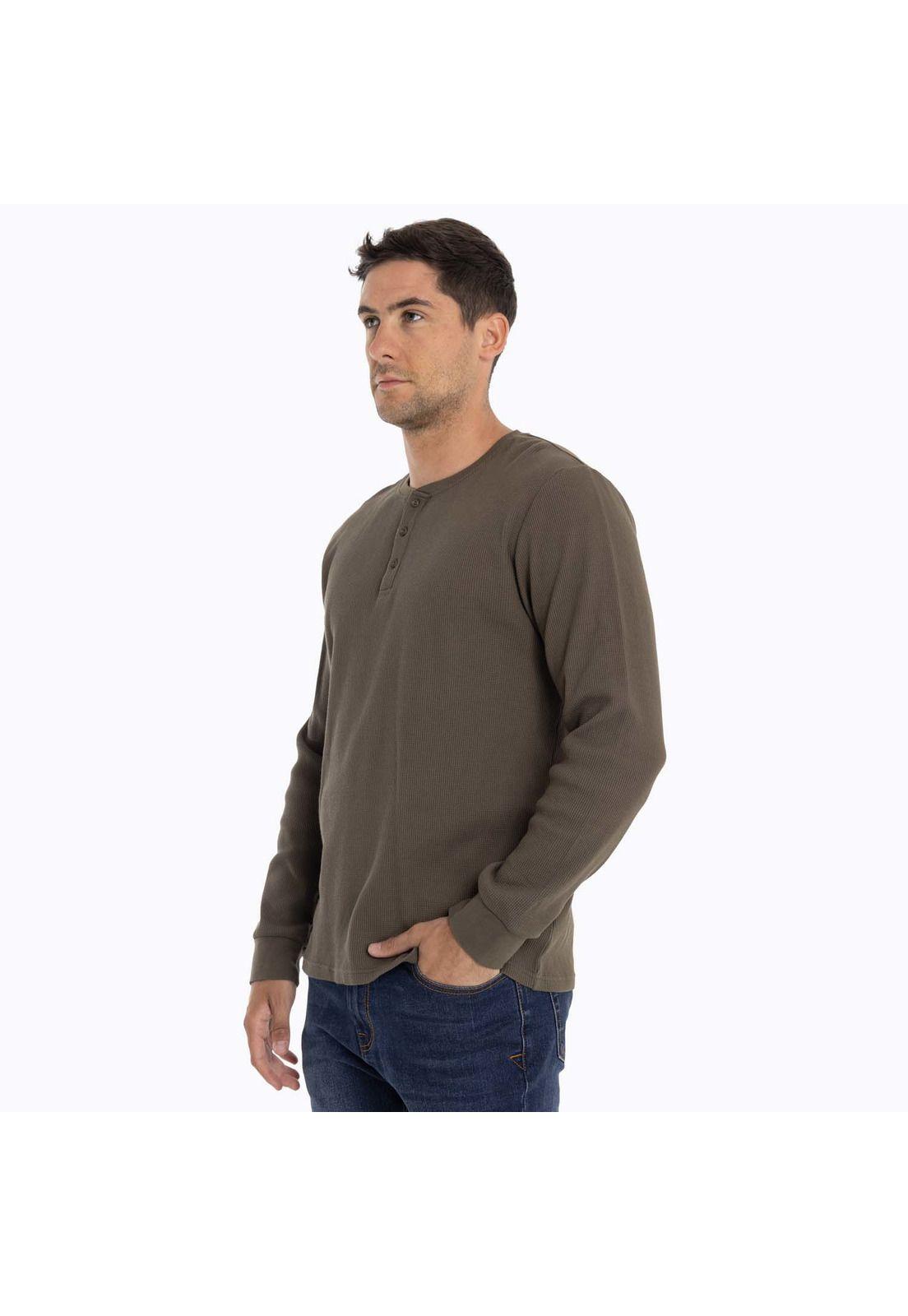 Polera Hombre Old Bear Café oscuro Merrell-1