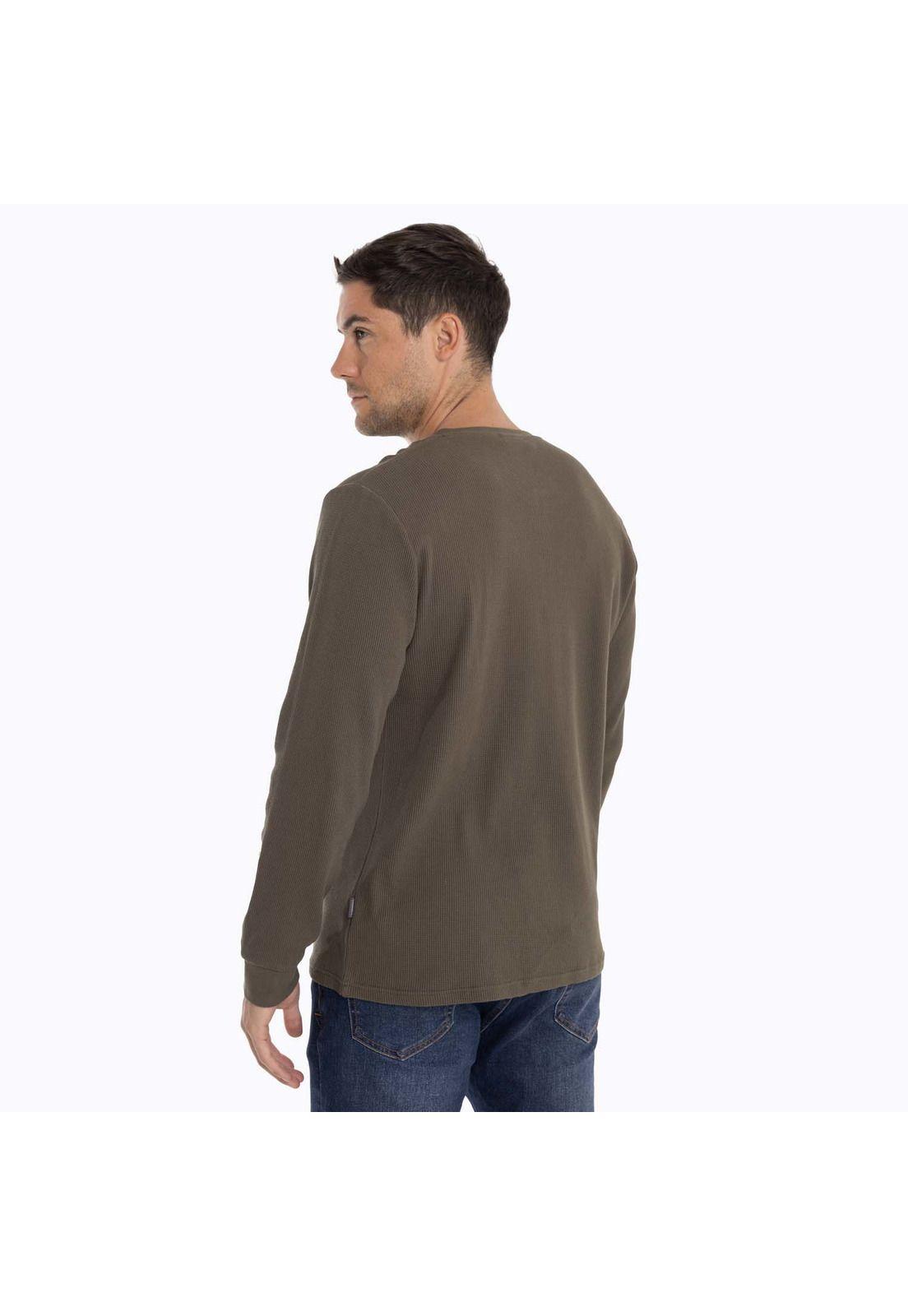 Polera Hombre Old Bear Café oscuro Merrell-3