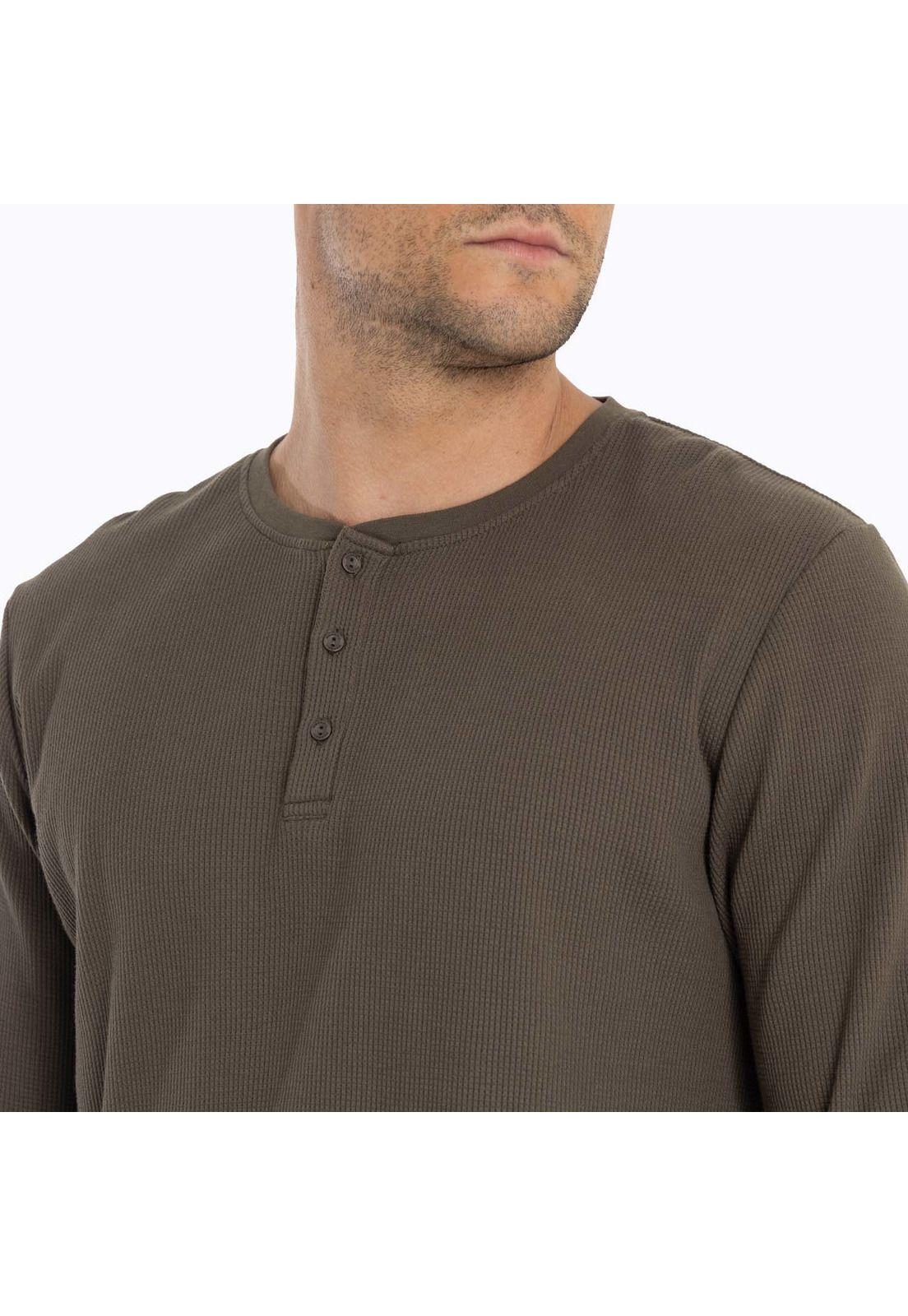 Polera Hombre Old Bear Café oscuro Merrell-5