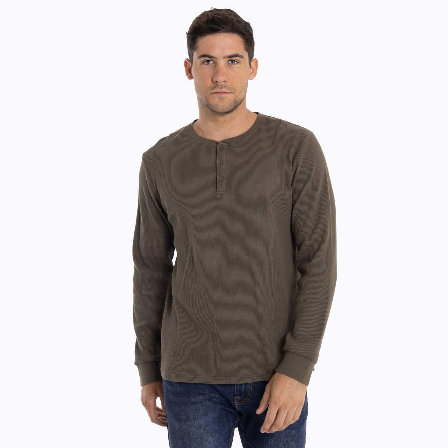 Polera Hombre Old Bear Café oscuro Merrell-0
