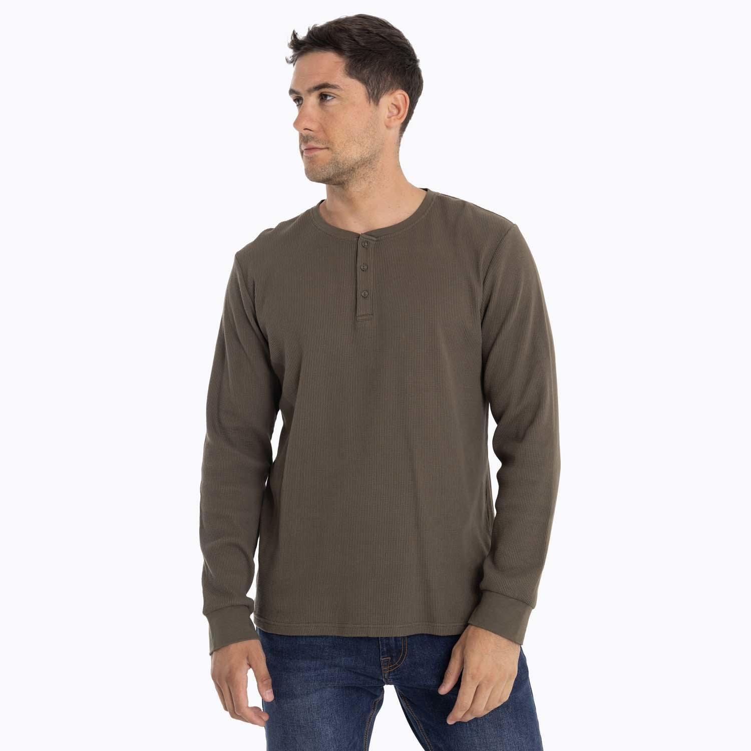 Polera Hombre Old Bear Café oscuro Merrell-4