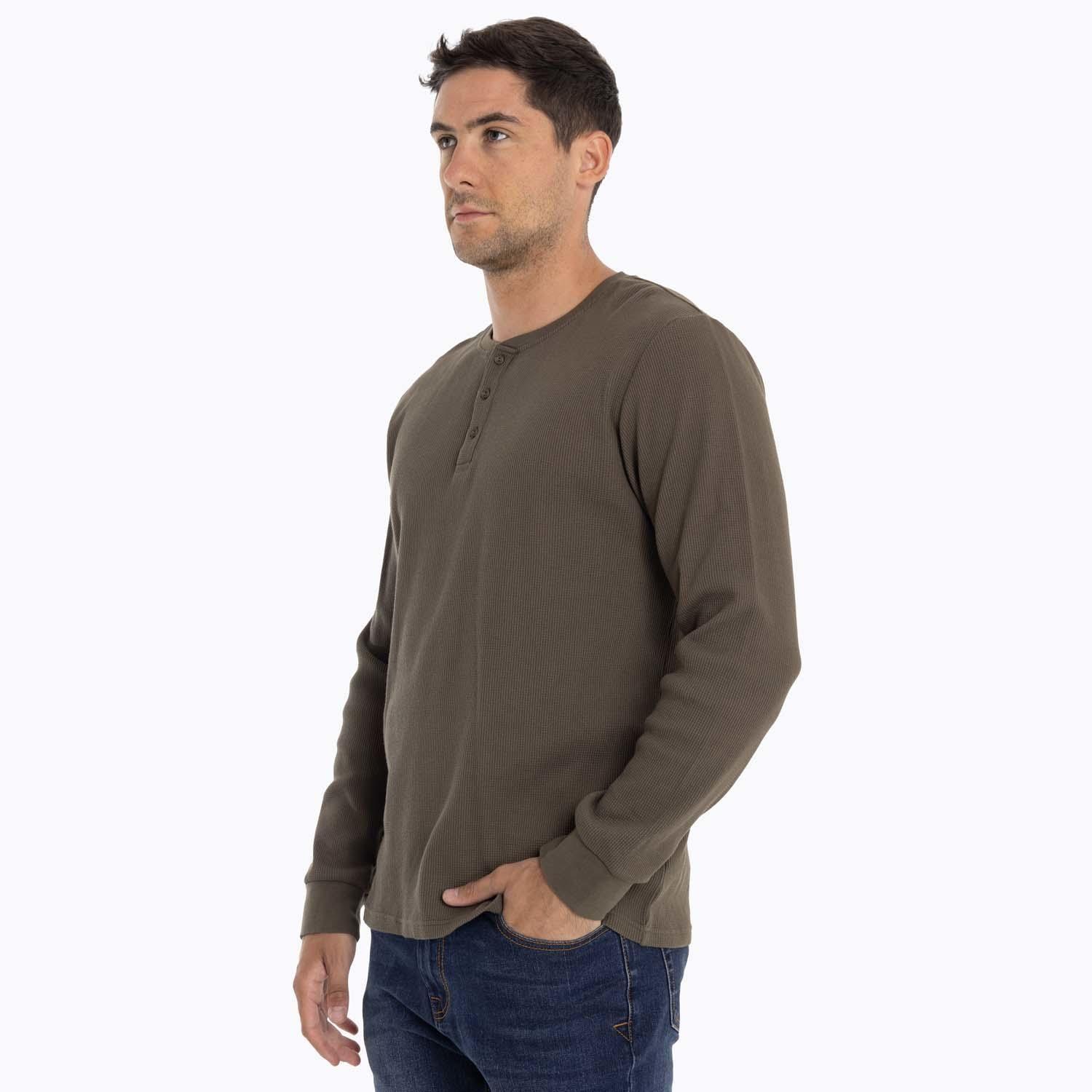 Polera Hombre Old Bear Café oscuro Merrell-1