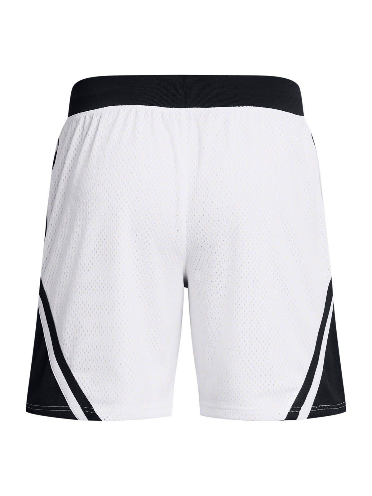Short Basketball  Hombre Curry mesh short 4 Blanco -1