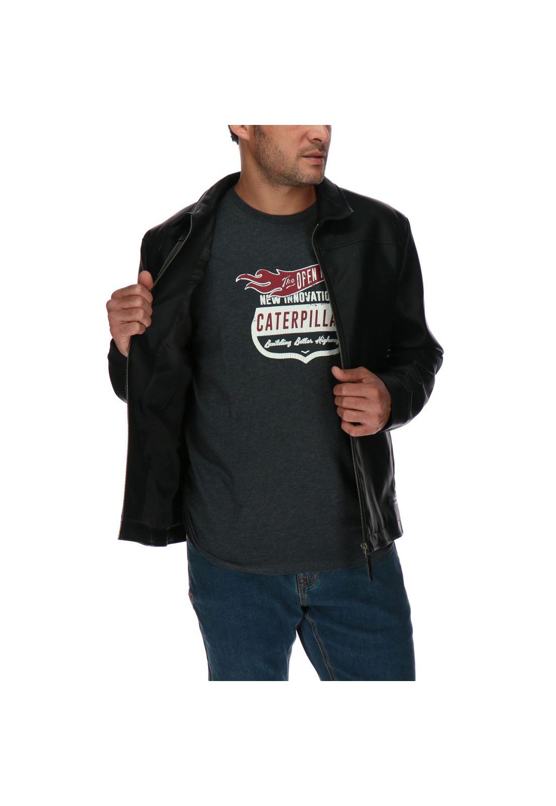 Chaqueta Thompson Faux Negro-3