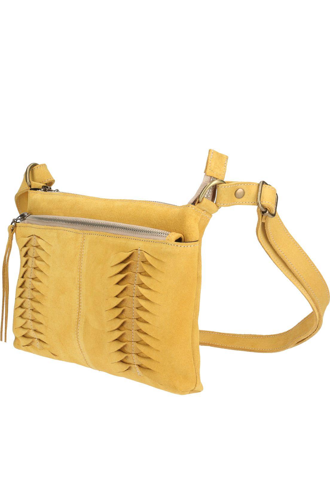 Cartera Mujer Roger Cross Mostaza-1