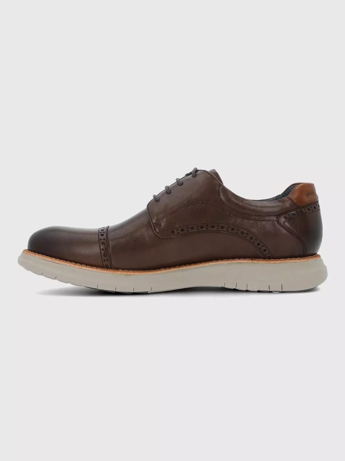 Zapato Cuero Hombre Sequio Café-4