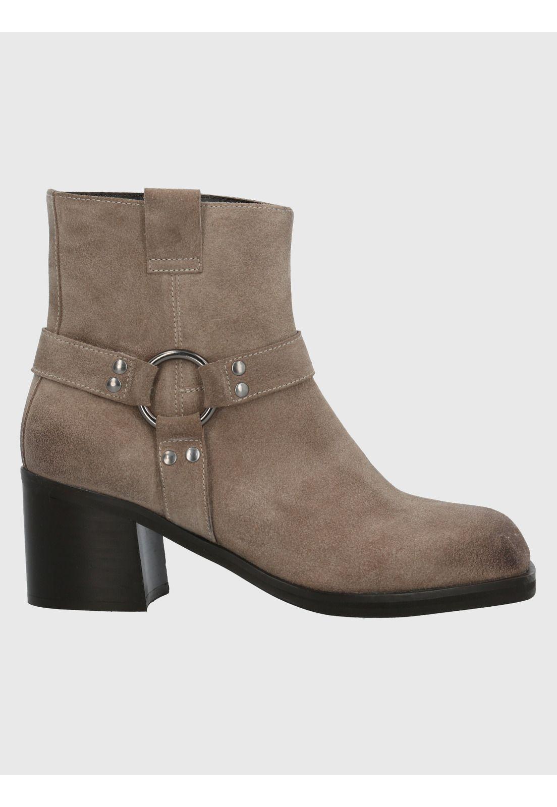 Botín Cuero Mujer Maylo Beige-1