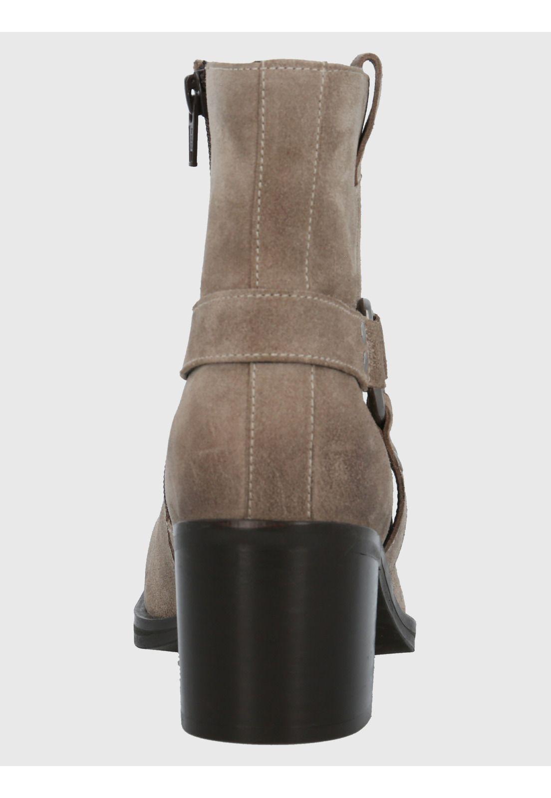 Botín Cuero Mujer Maylo Beige-6