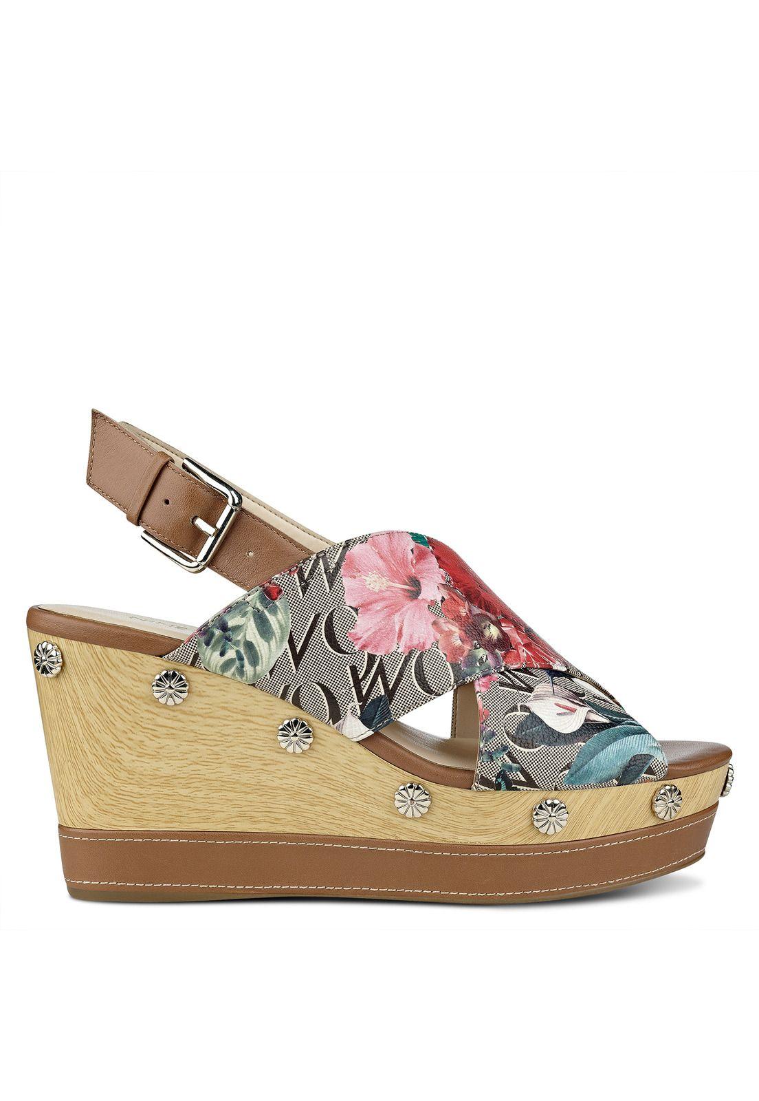 Sandalia Vanessa Floreada Mujer-0