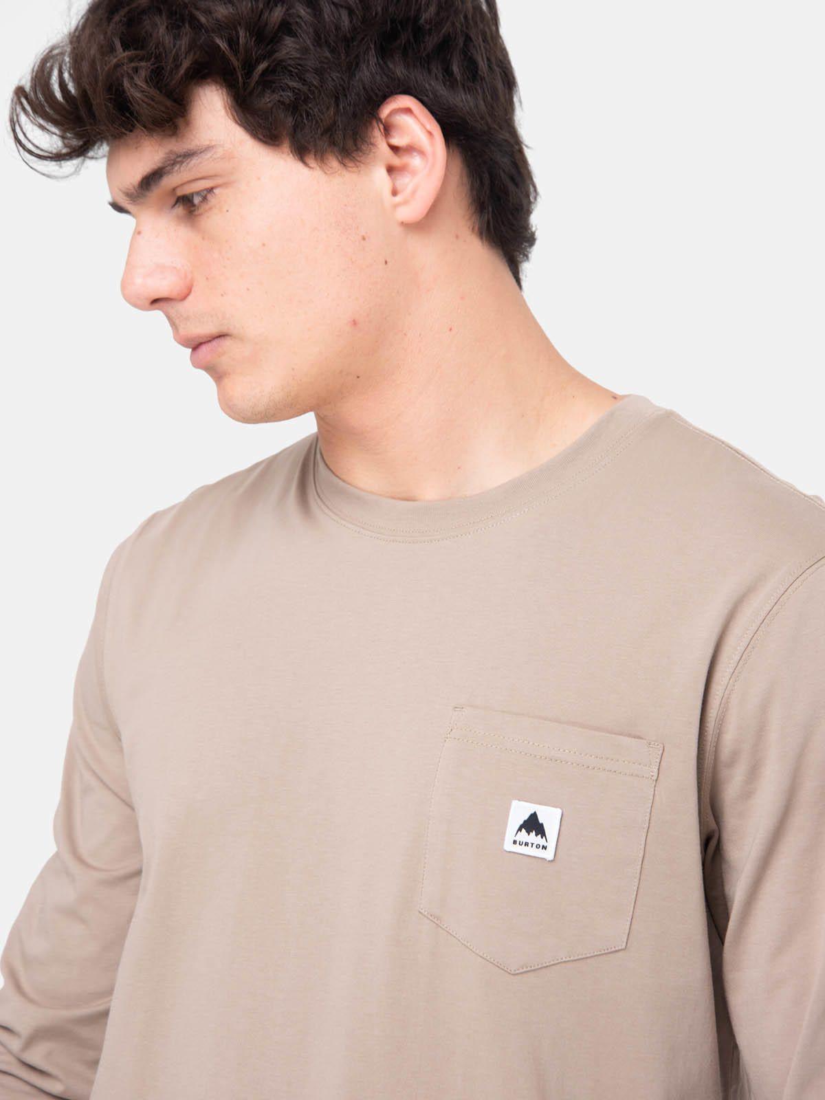 Polera M/L Hombre Colfax Beige -3
