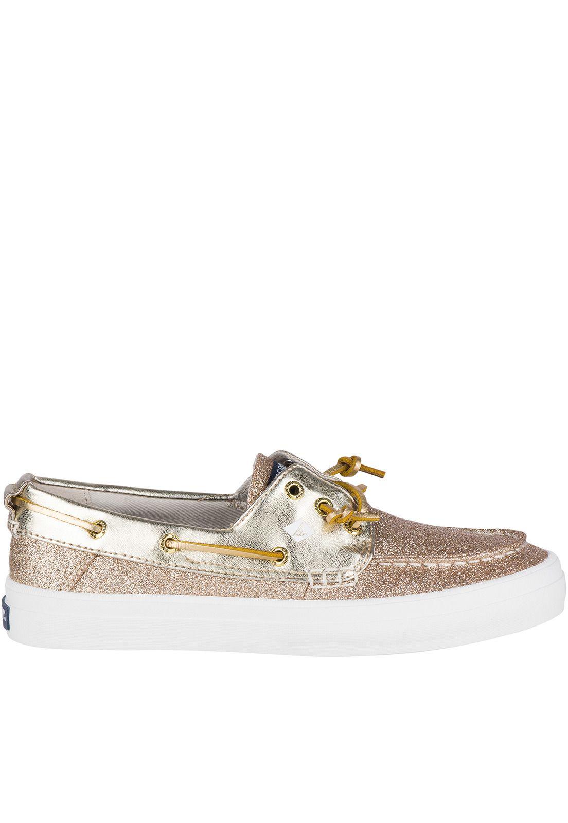 Zapatilla Crest Resort Glitter Dorado Mujer Sperry-1