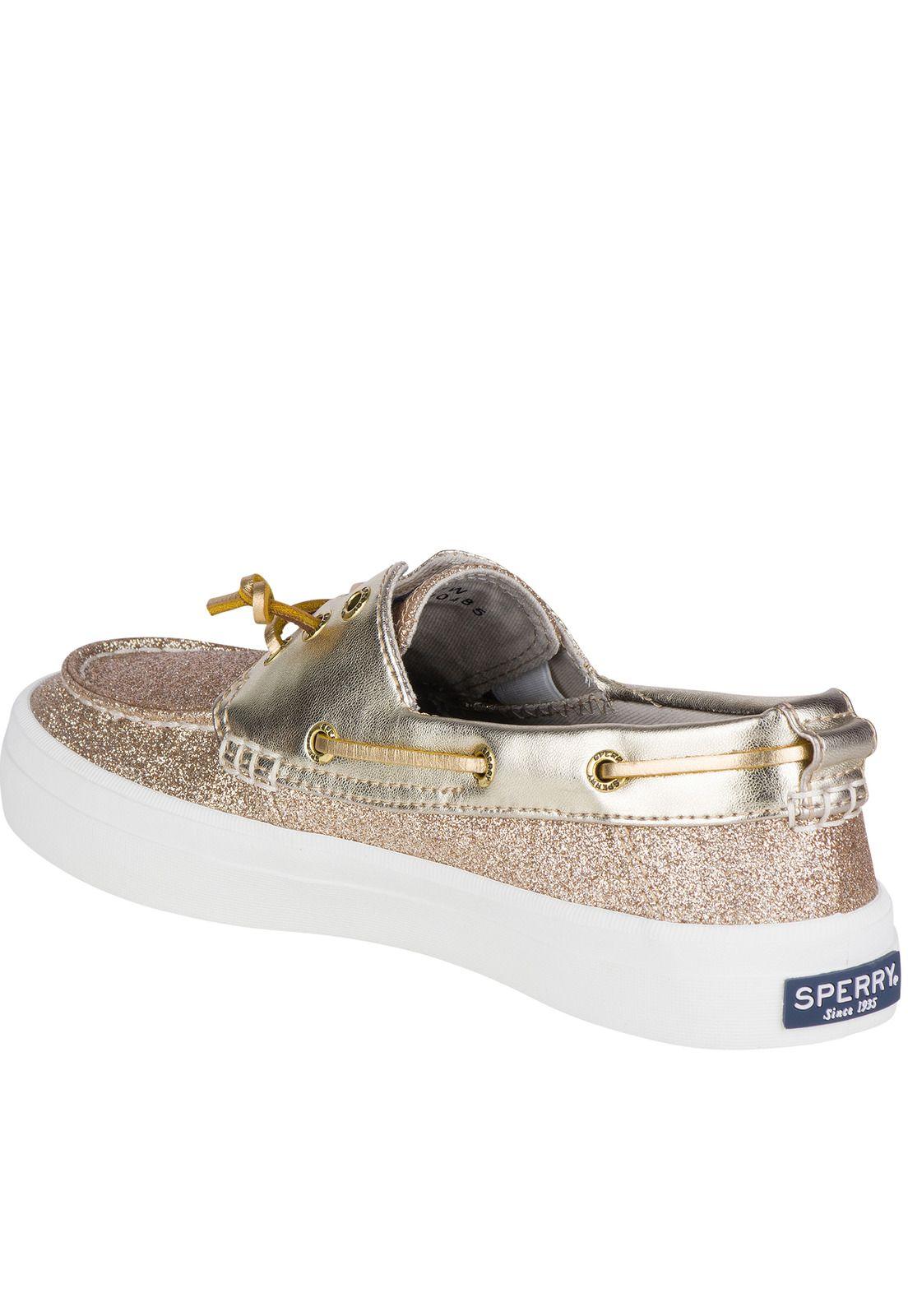 Zapatilla Crest Resort Glitter Dorado Mujer Sperry-2