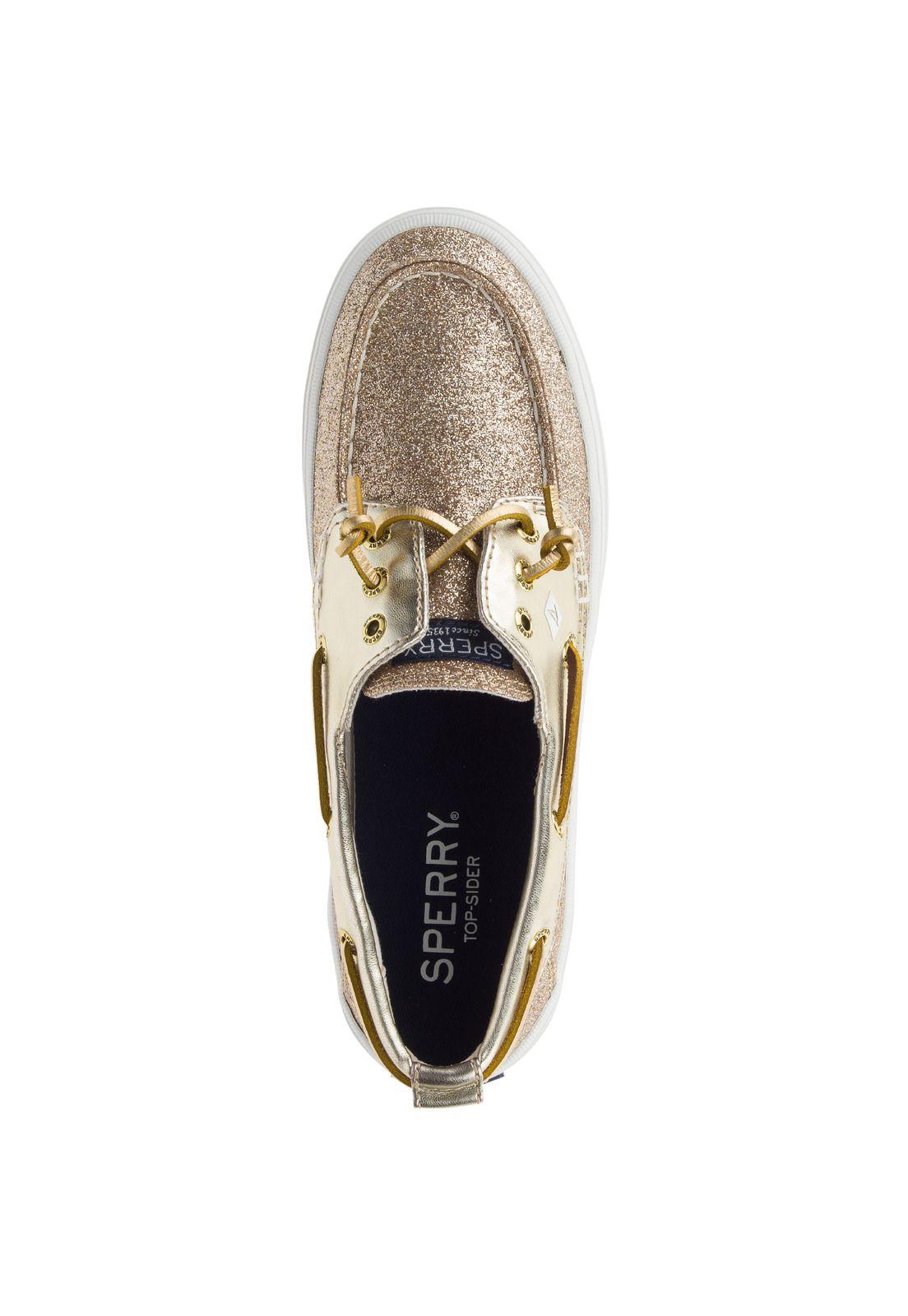Zapatilla Crest Resort Glitter Dorado Mujer Sperry-3