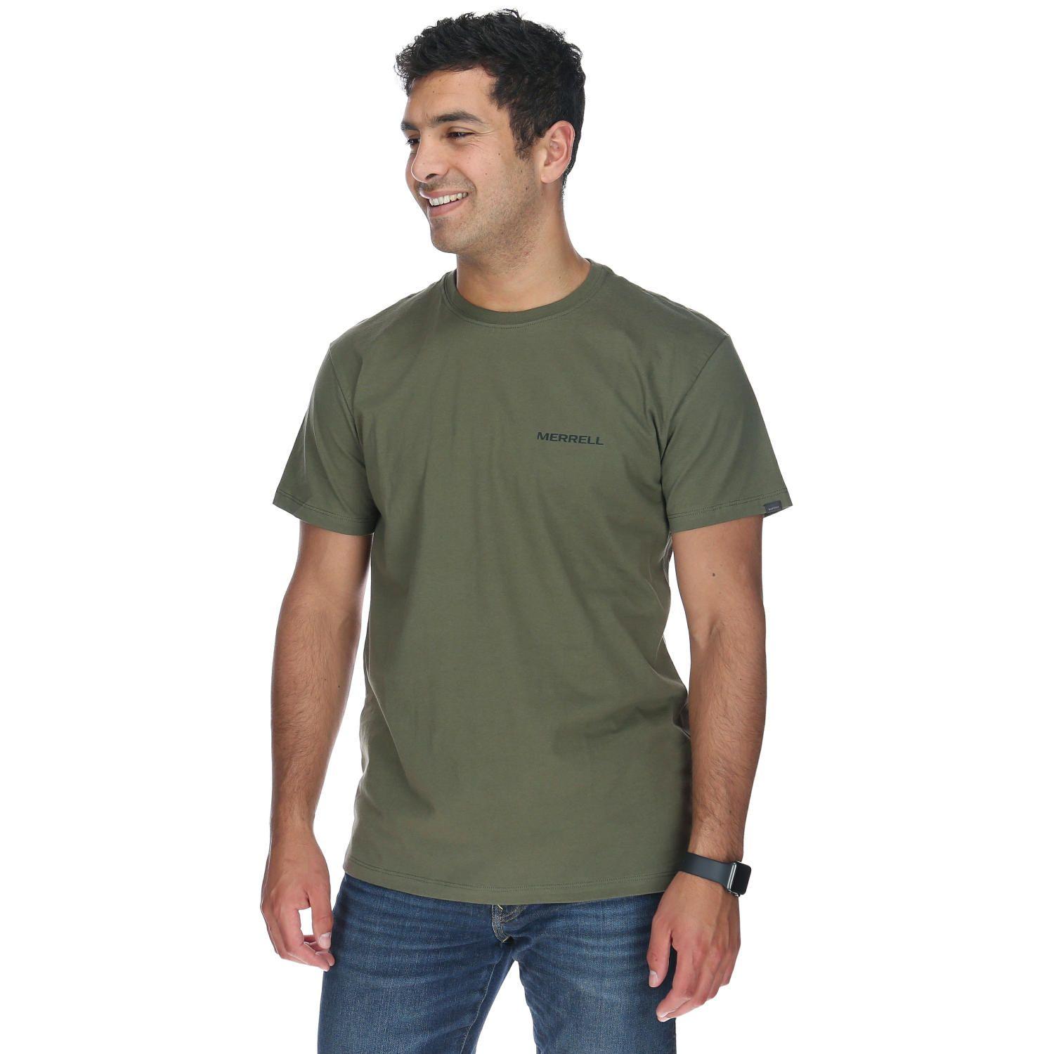 Polera M/C Hombre Jeep Tee Oliva-1