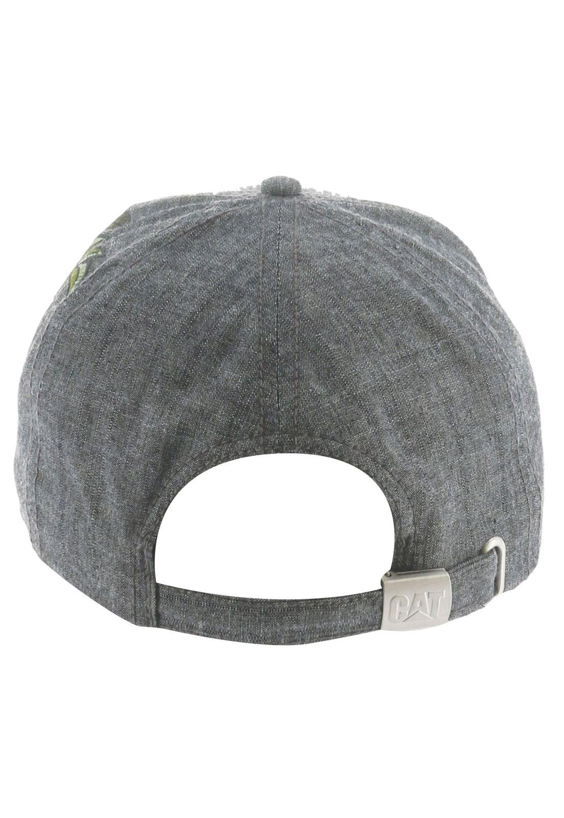 Jockey Mujer Rose Patch Hat Gris-1