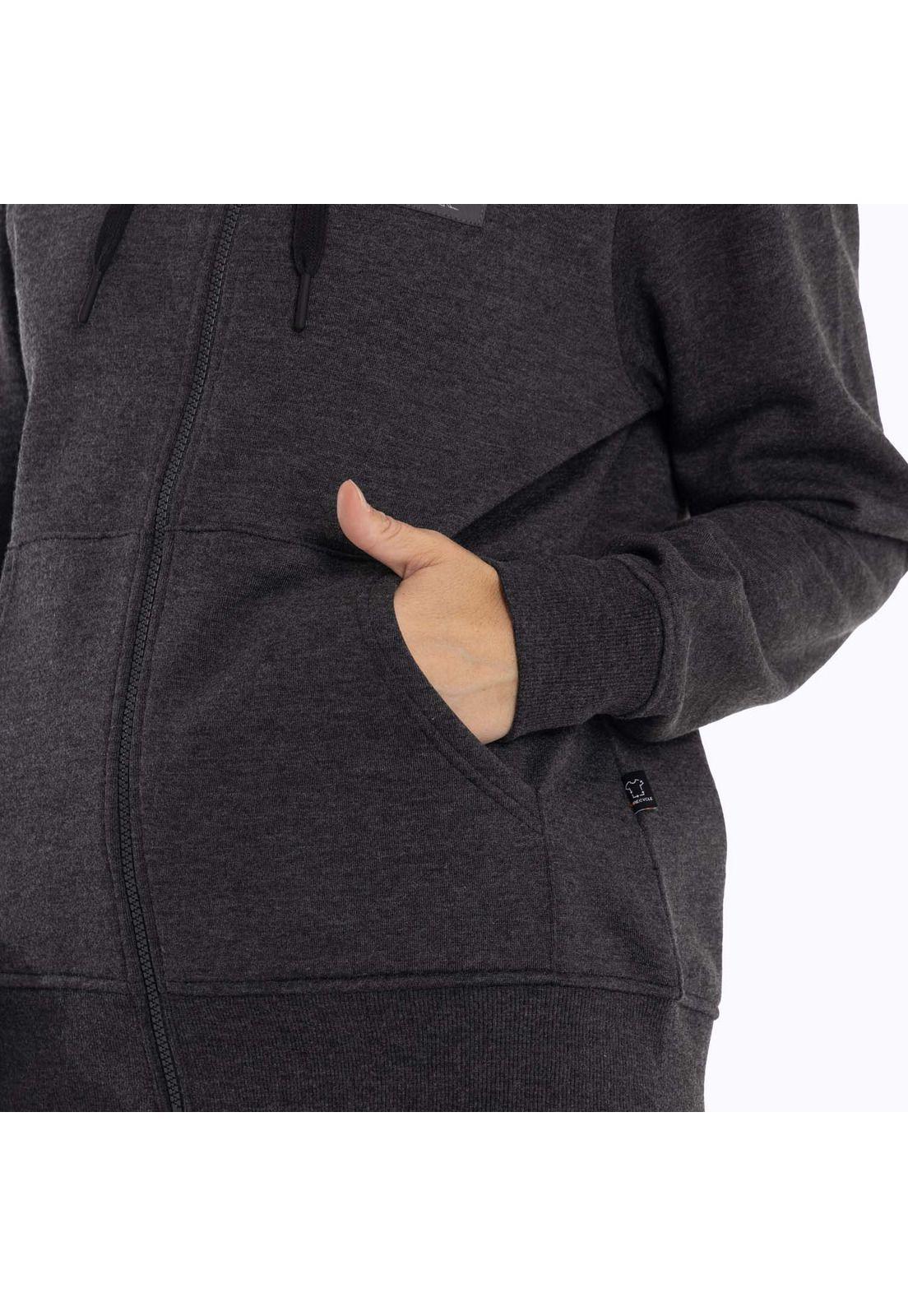 Poleron Mujer Alsek Sweatshirt Gris oscuro Merrell-8