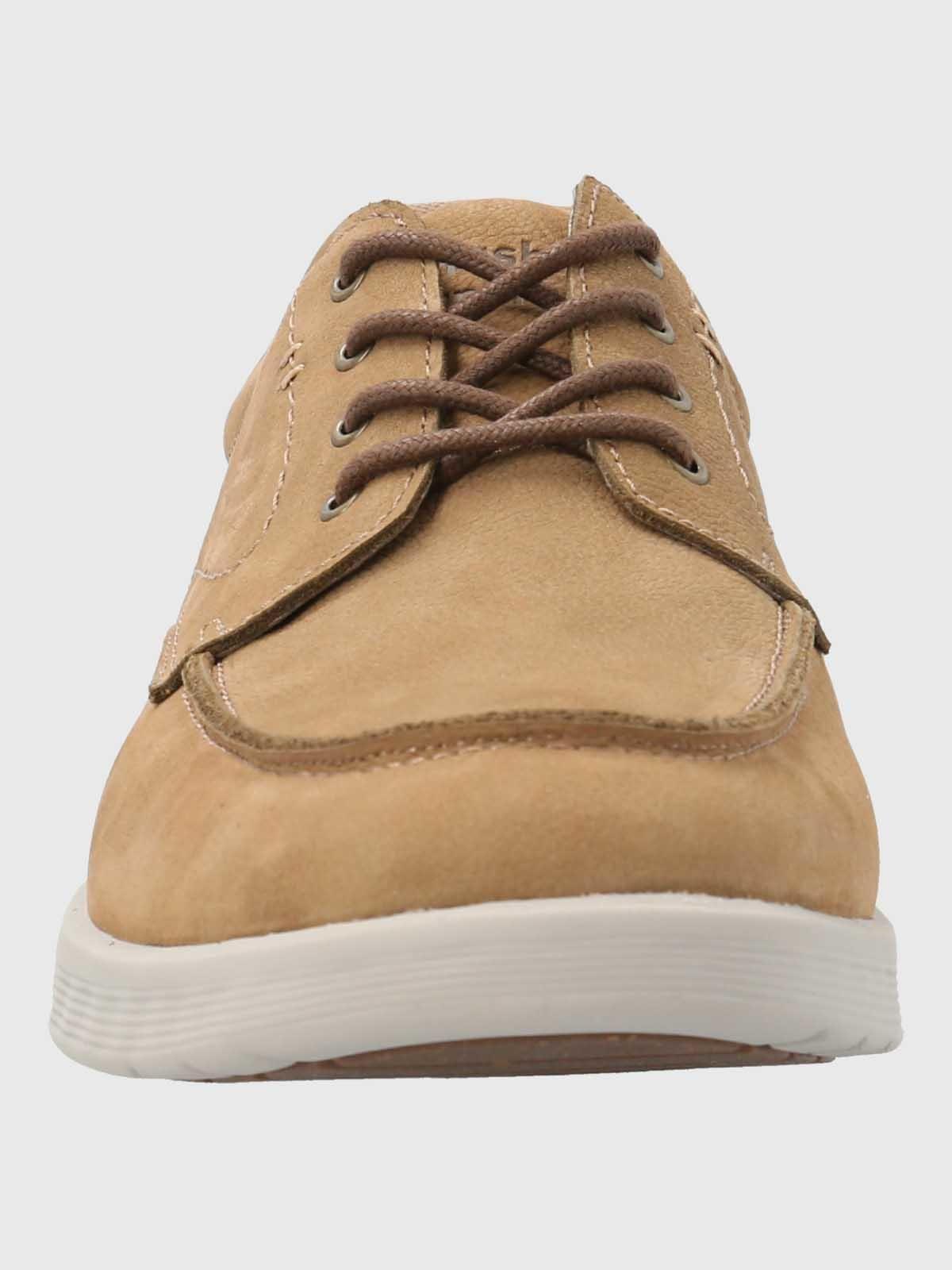 Zapato Cuero Hombre Spinal Broke Café-3