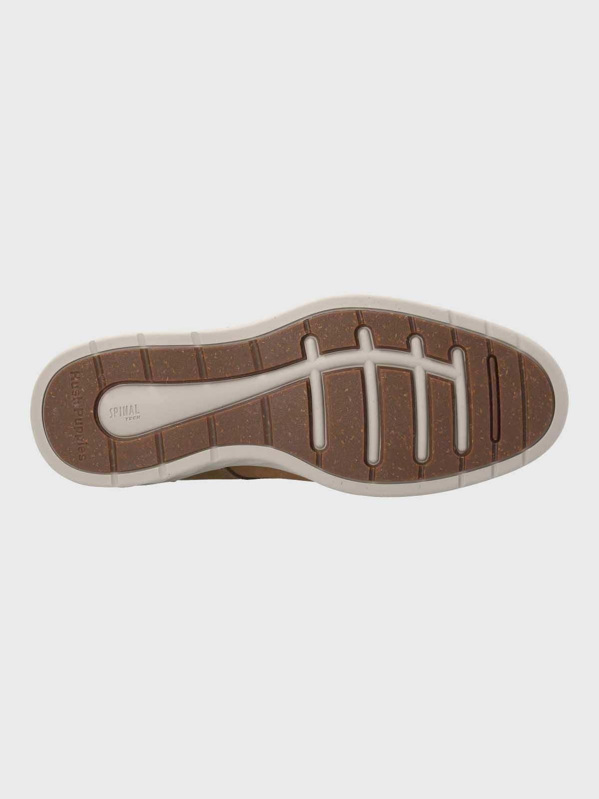 Zapato Cuero Hombre Spinal Broke Café-7