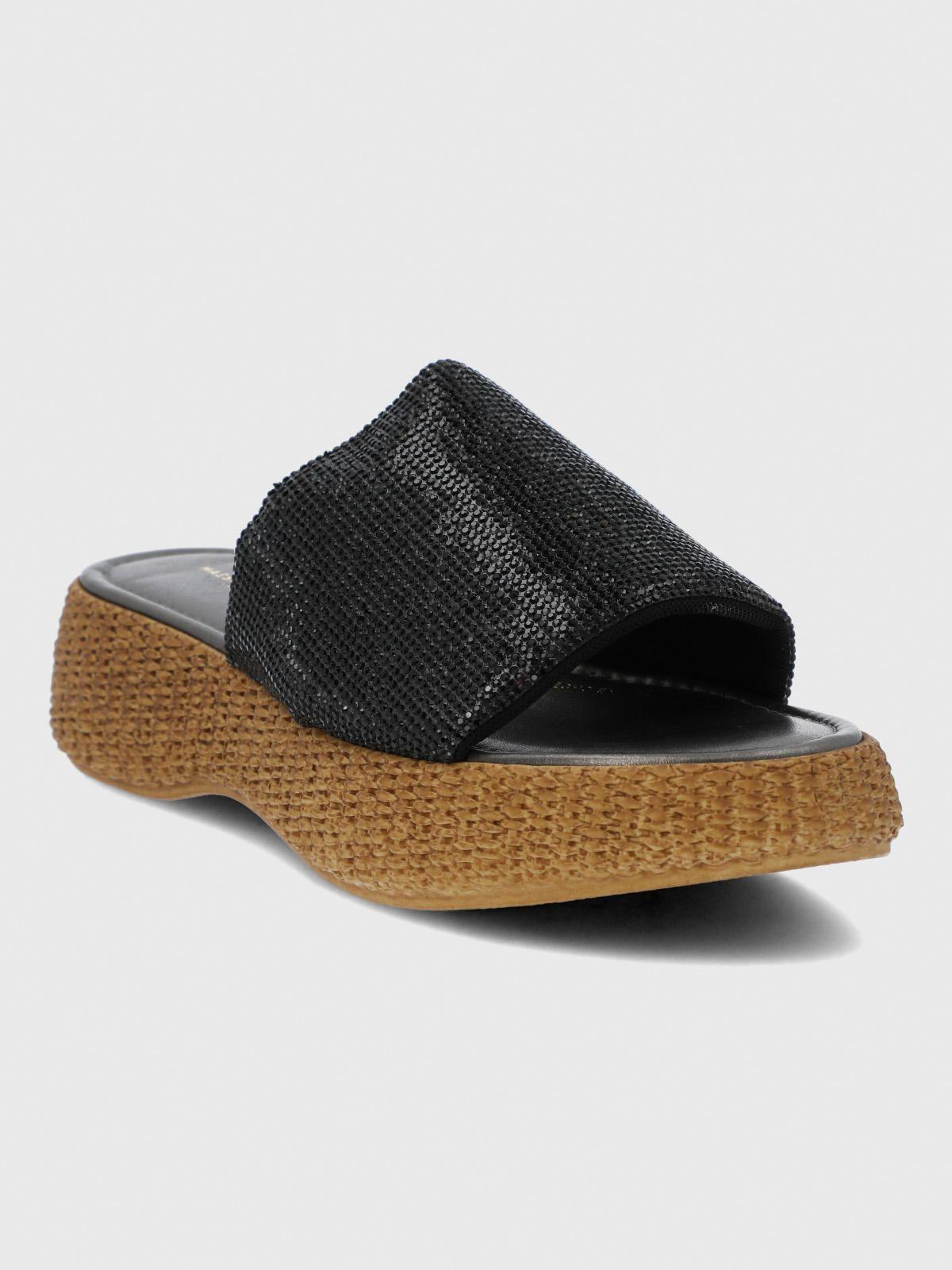 Sandalia Cerutti Mujer Saitta Negra-1