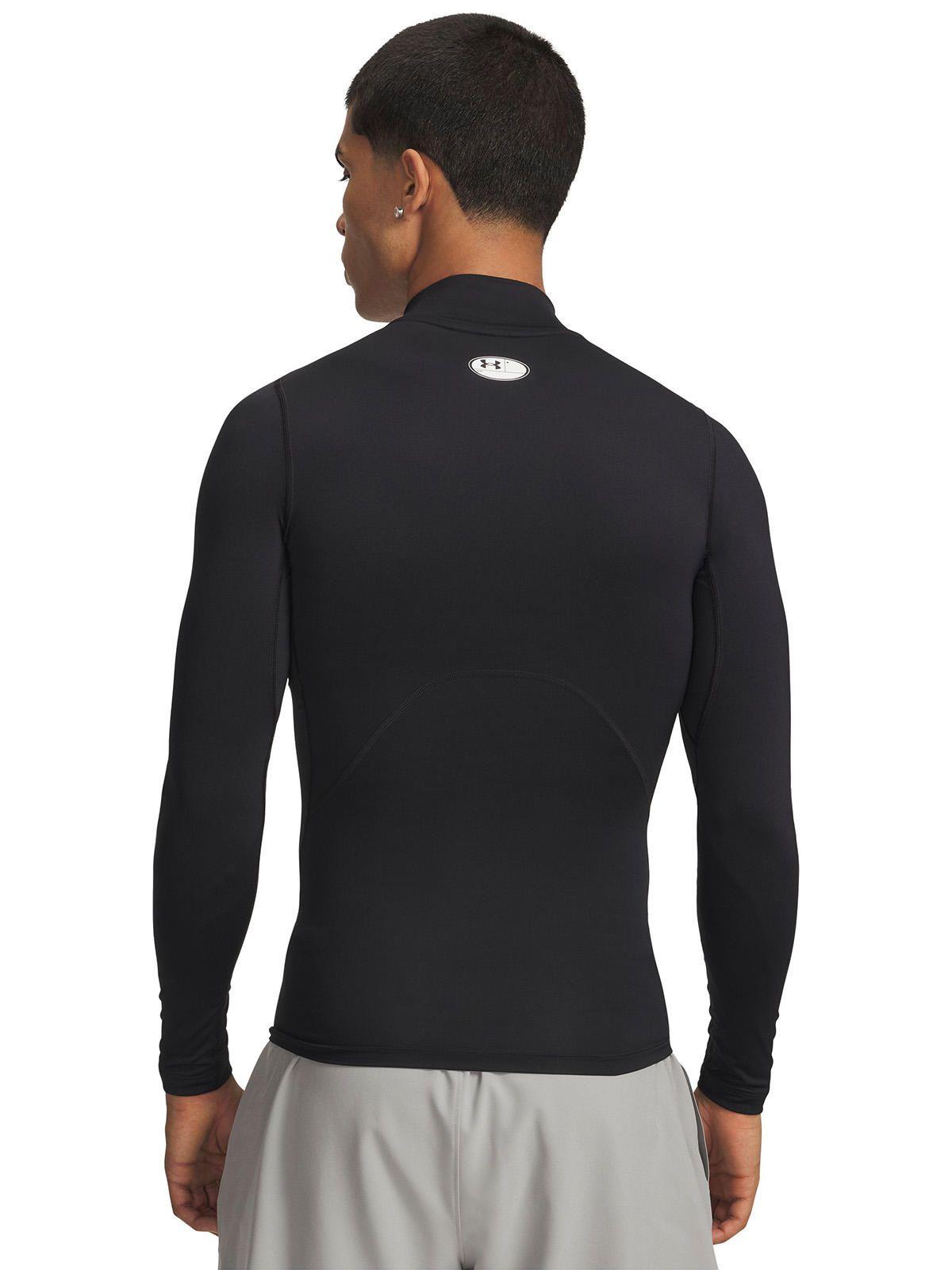 Primera Capa Superior Hombre Heatgear Mock Negro-4