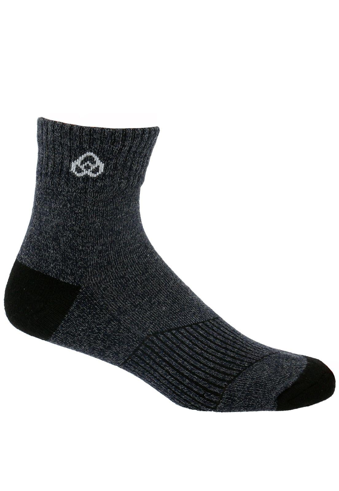 Calcetín Hombre Pack 6 Mid Cut  Recycl Gris-1