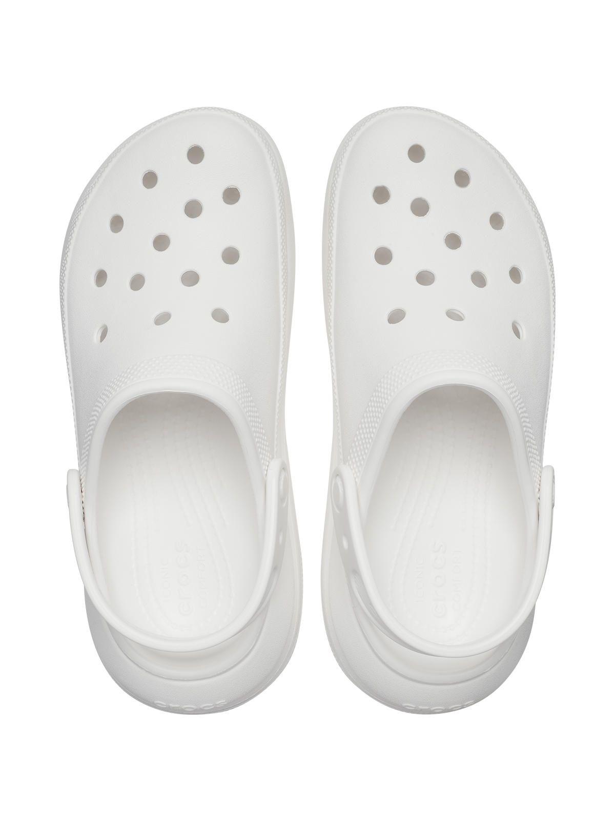 Zueco Crocs Mujer Crush Clog Blanco-4