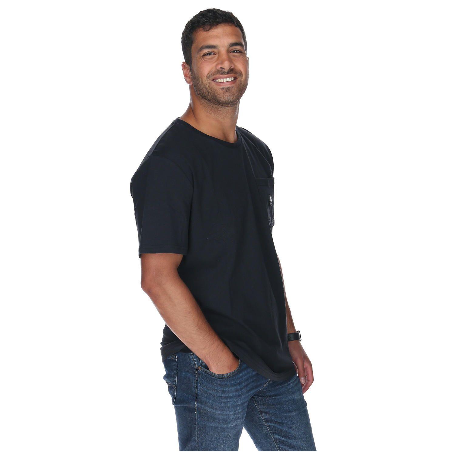 Polera M/C Hombre Pocket Logo Negro-5