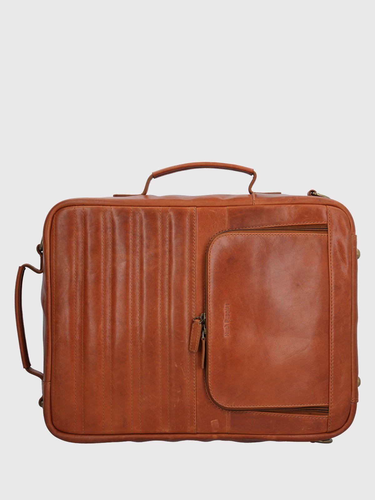 Mochila Cuero Hombre Om Middleton Back Café-4