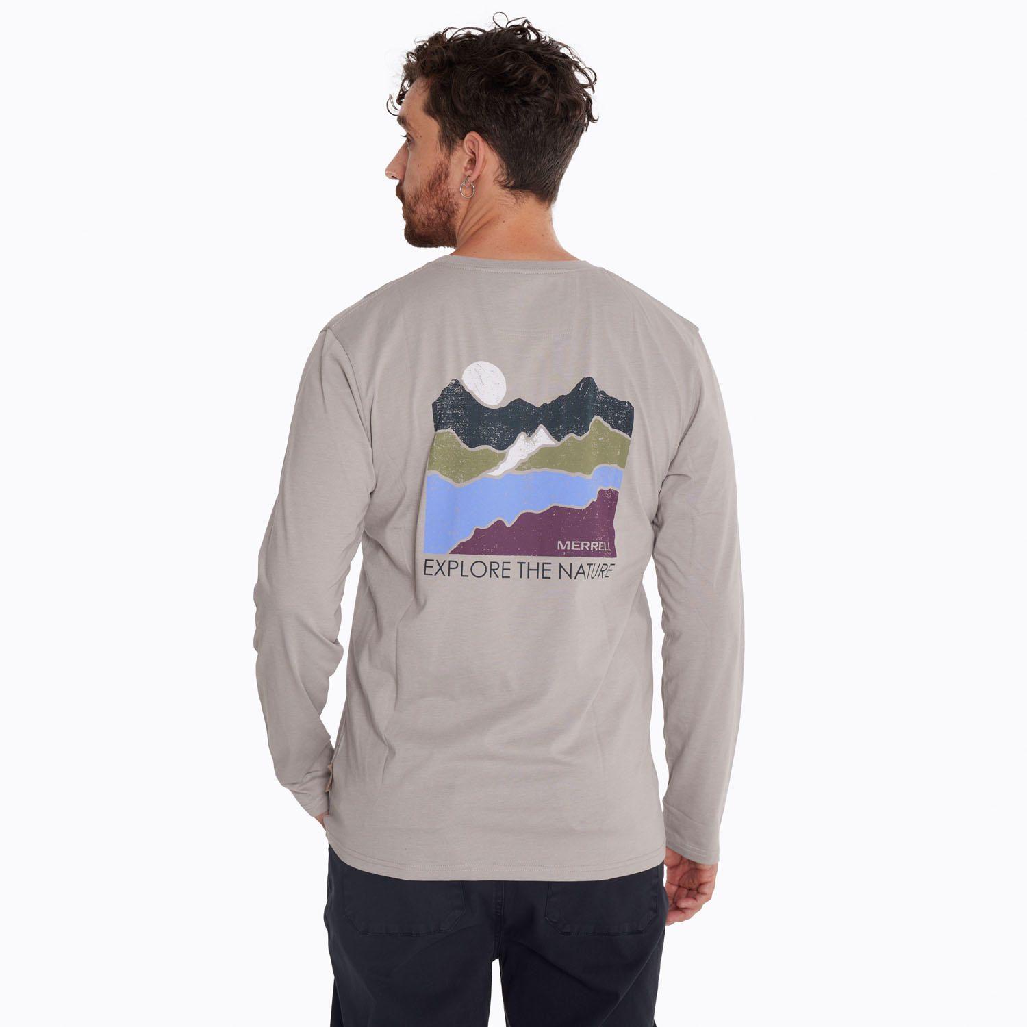 Polera Hombre Logo Gris-1