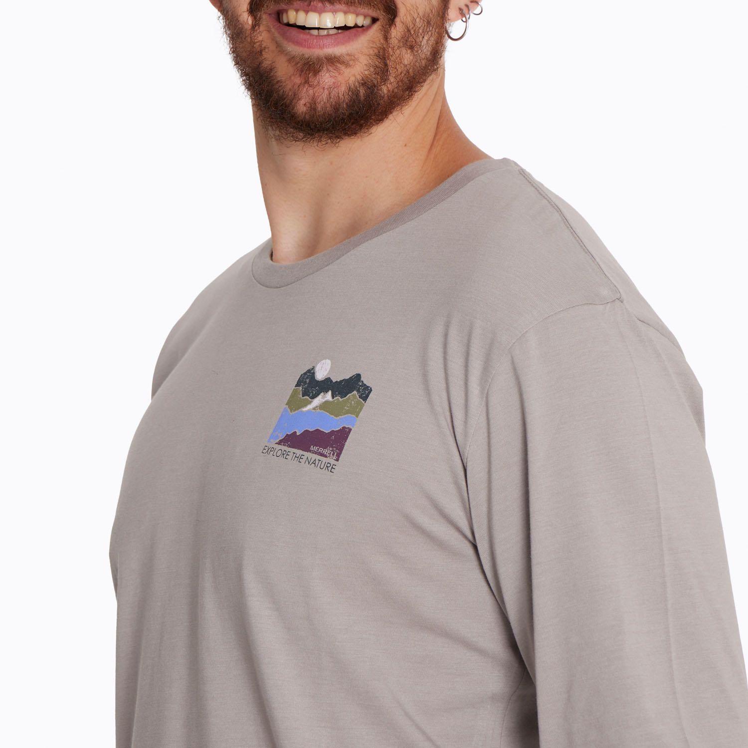 Polera Hombre Logo Gris-3