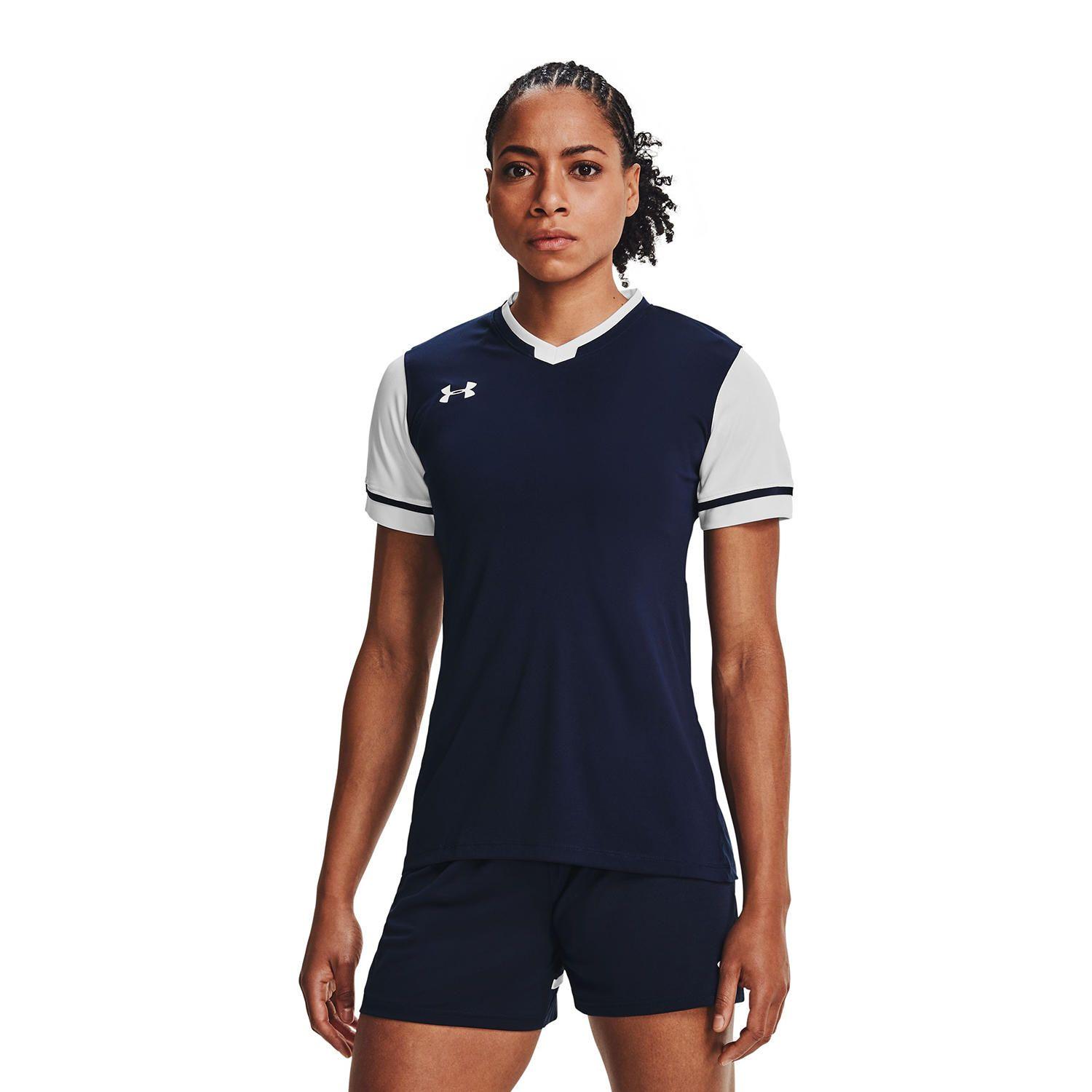 Polera UA "Máquina 2.0" para mujer Azul-3