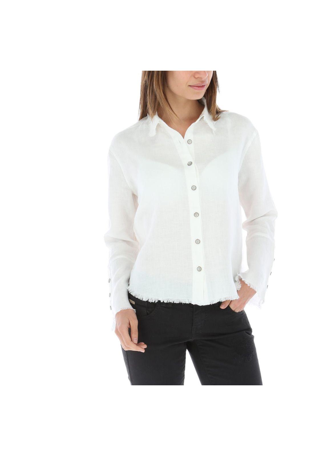 Blusa Mujer Girasol Blanco-3