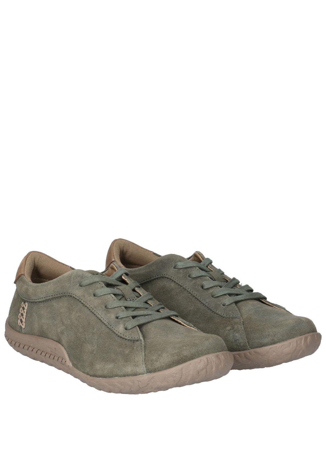 Zapato Cuero Mujer Duna Gris Pardo-4