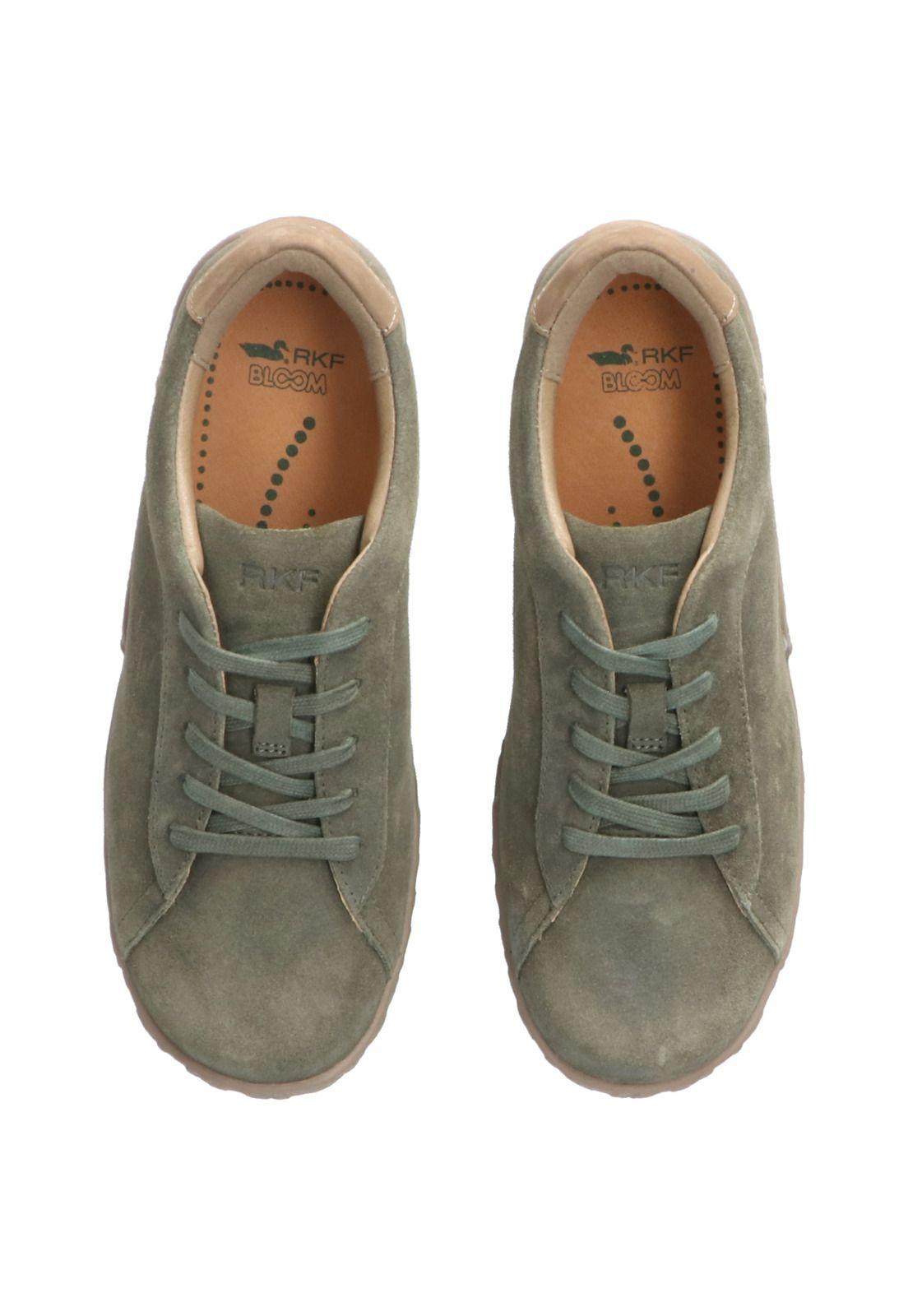 Zapato Cuero Mujer Duna Gris Pardo-5