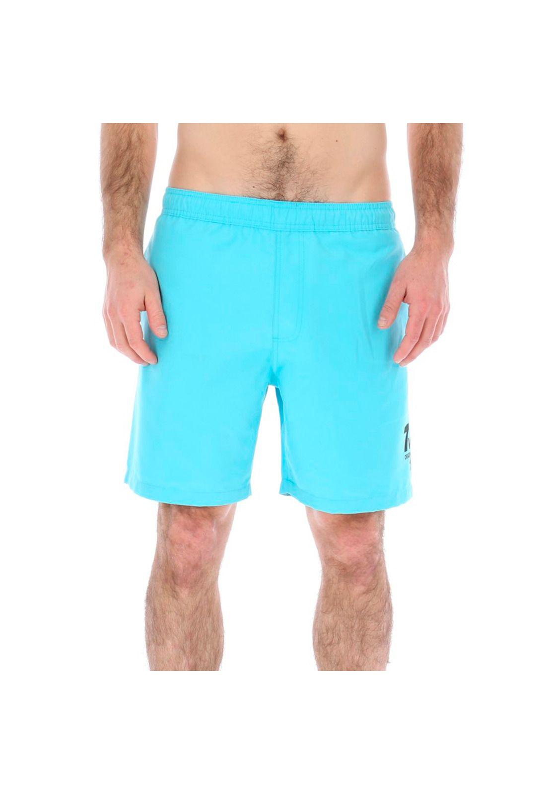 Traje De Baño Hombre Plain Celeste 7Veinte-0