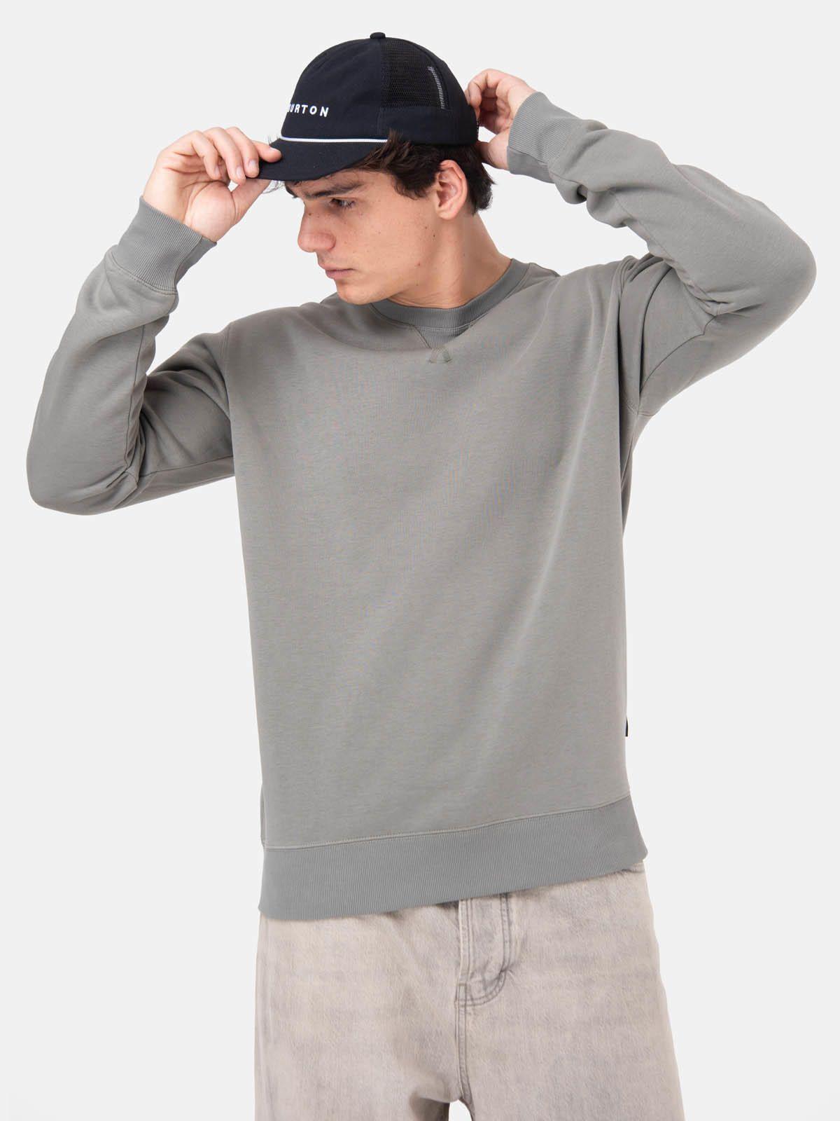 Poleron Hombre Basic Crew Verde -1