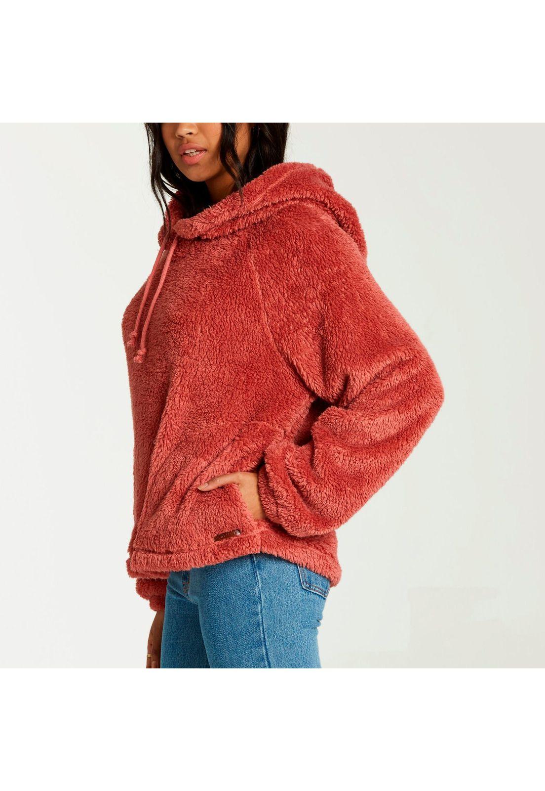 Poleron Mujer Warm Regards Rosa-2