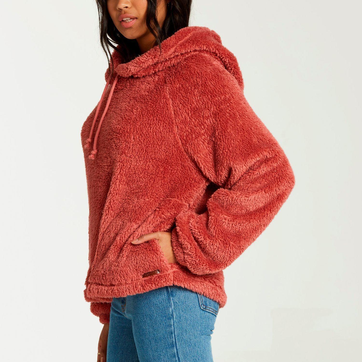 Poleron Mujer Warm Regards Rosa-2